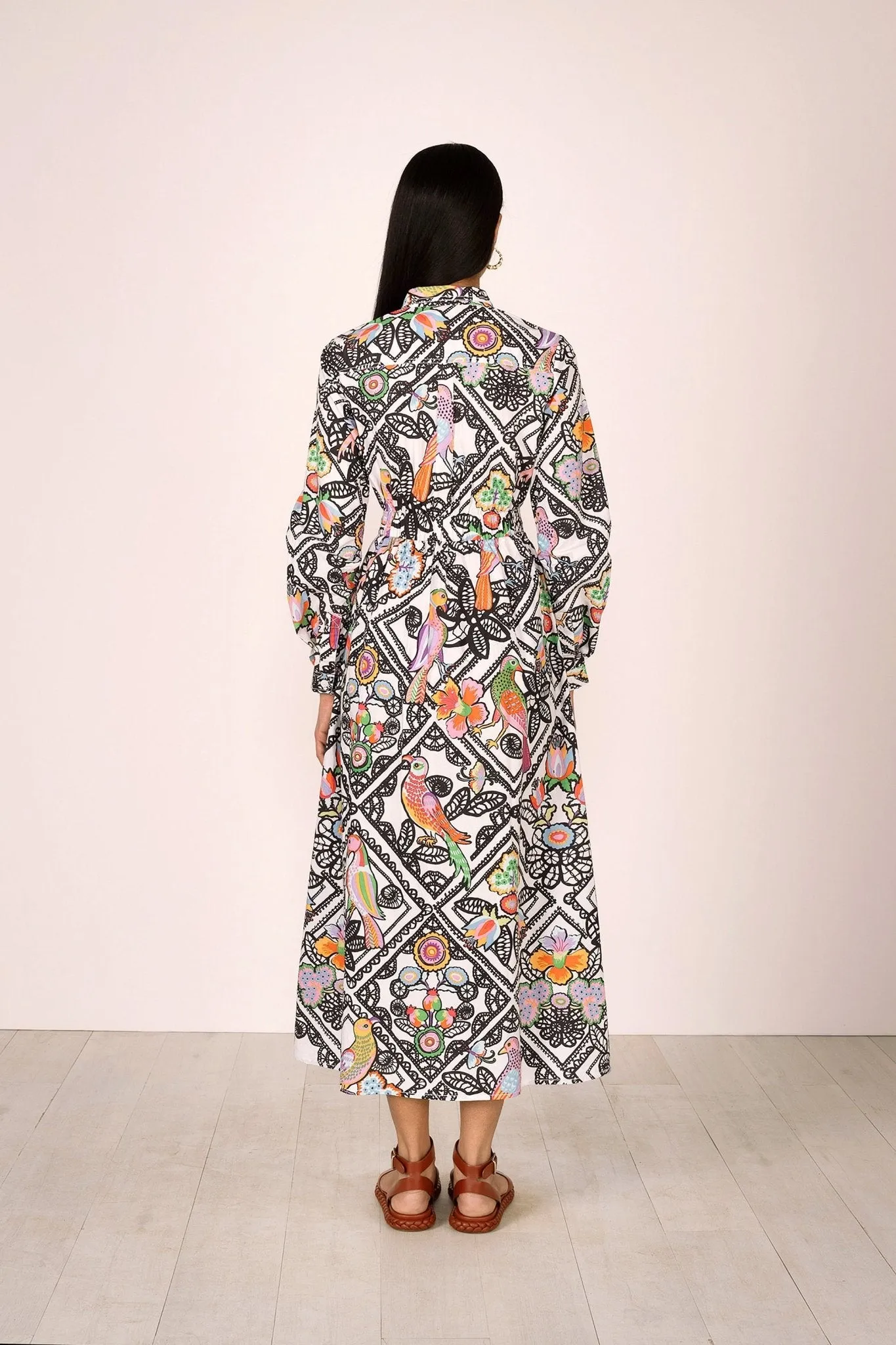 Daffodil Dress Folk Lace Black sold by Banjanan product image thumbnail 3