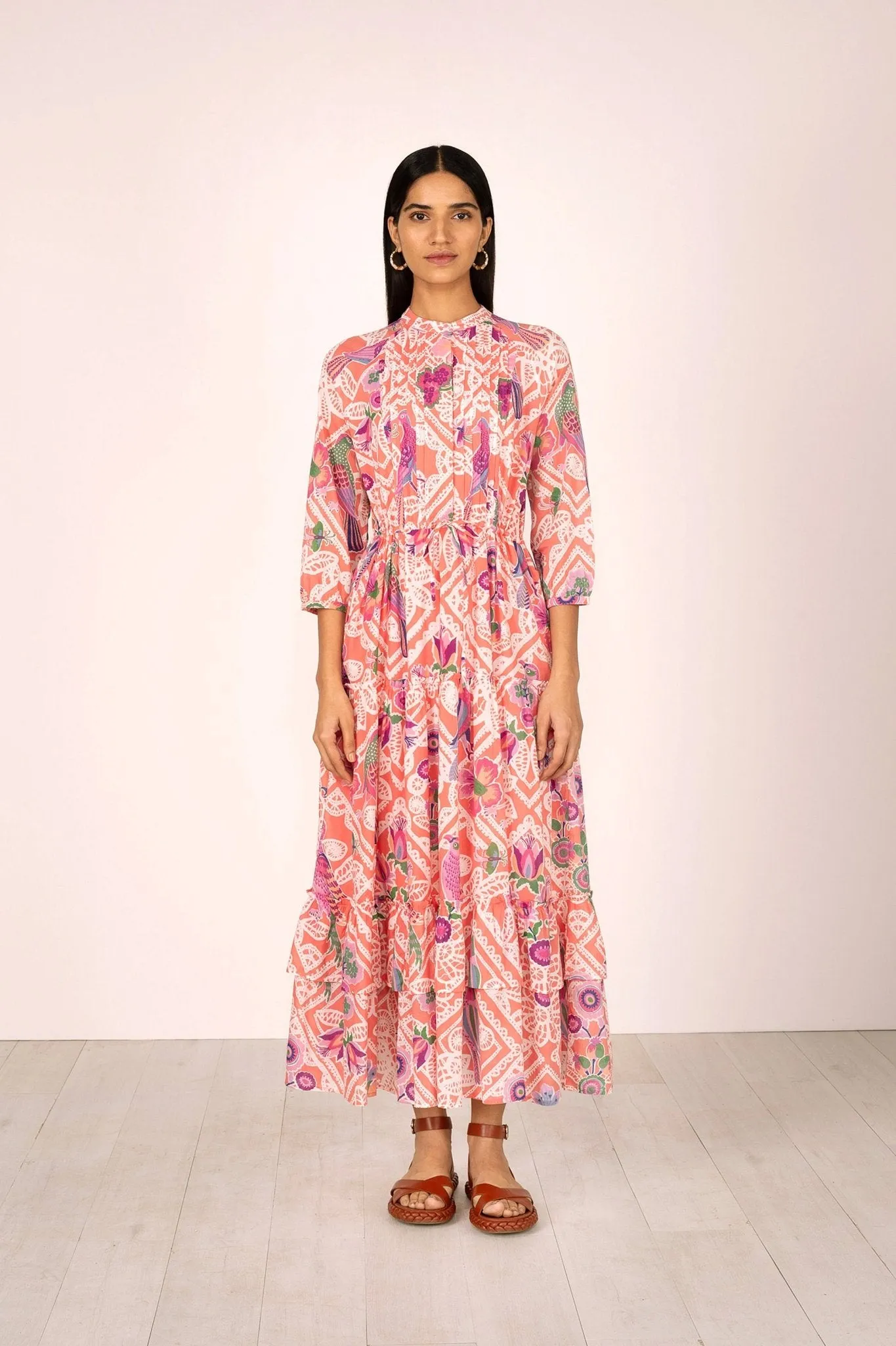 Bazaar Dress Folk Lace Rose sold by Banjanan