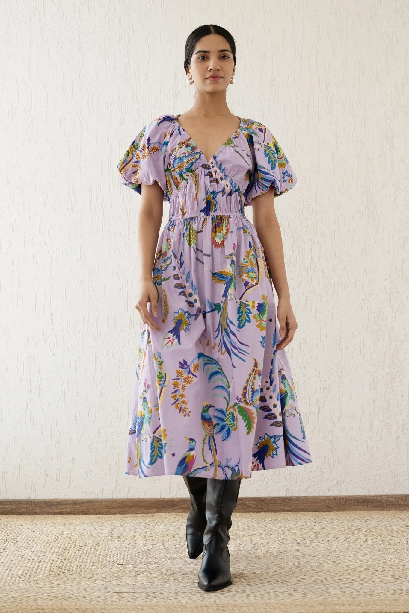 Francesca Dress Vienna Waltz Lilac sold by Banjanan product image thumbnail 5