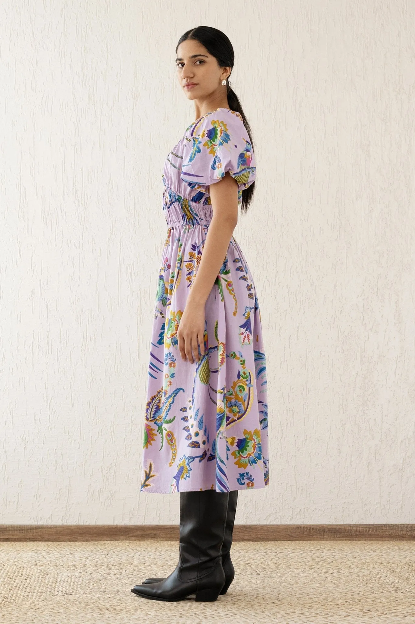 Francesca Dress Vienna Waltz Lilac sold by Banjanan product image thumbnail 3