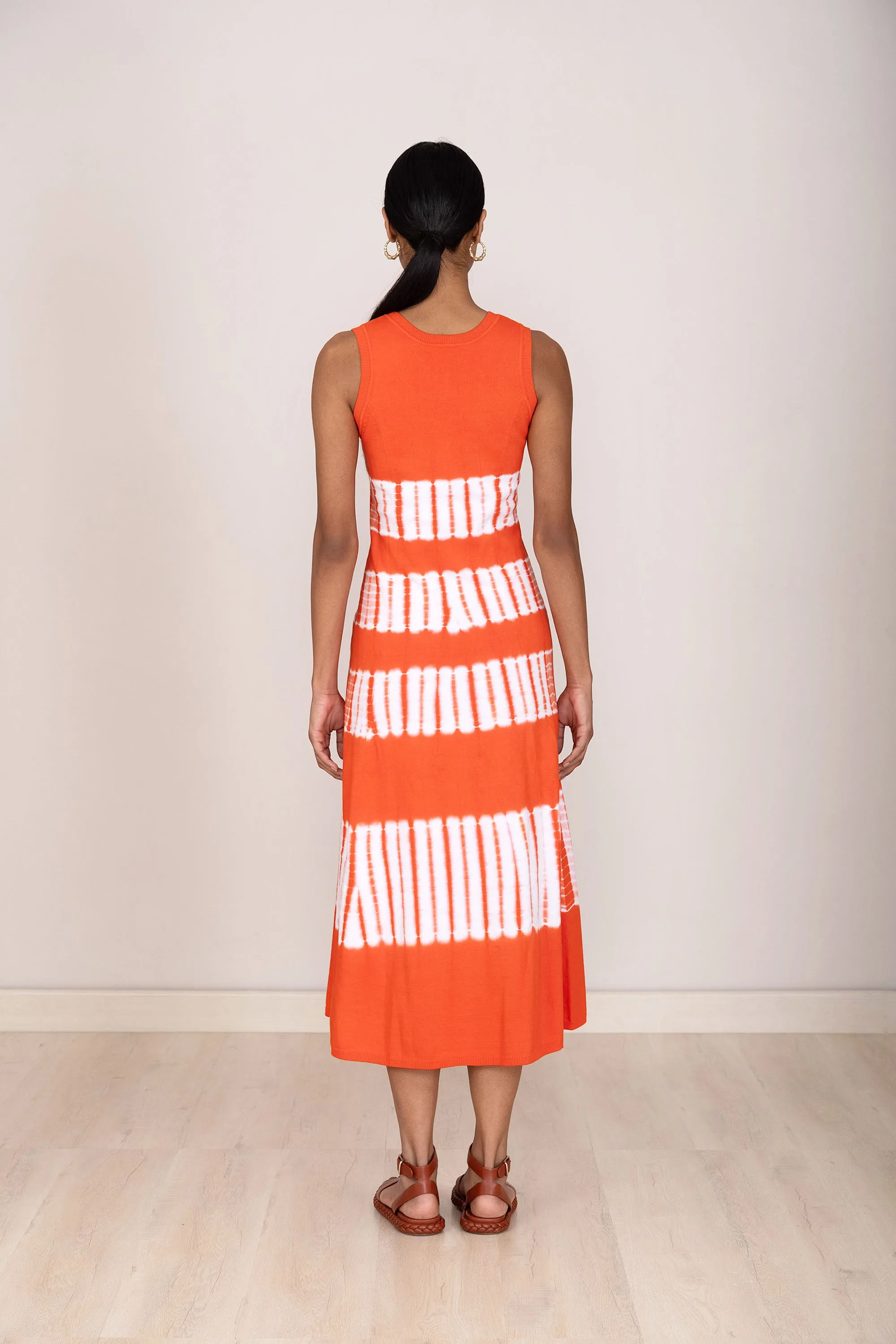 Genoa Tie-Dye Dress Sunset sold by Banjanan product image thumbnail 3