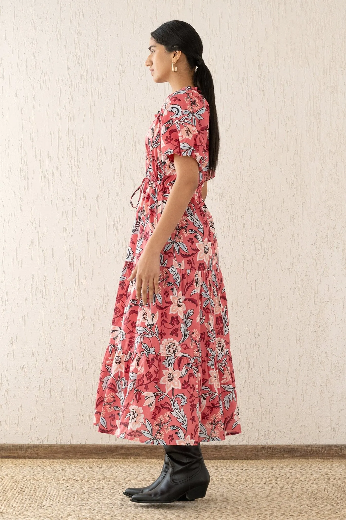 Poppy Dress Elisabetta Vine Rose sold by Banjanan product image thumbnail 3