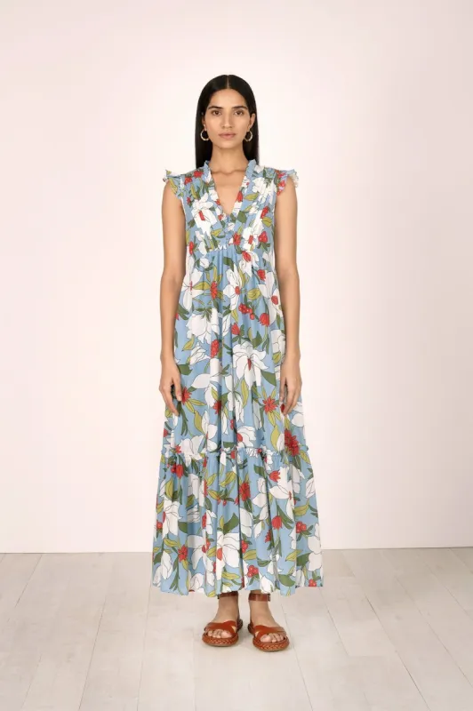 Constance Dress Magnolia Canal sold by Banjanan