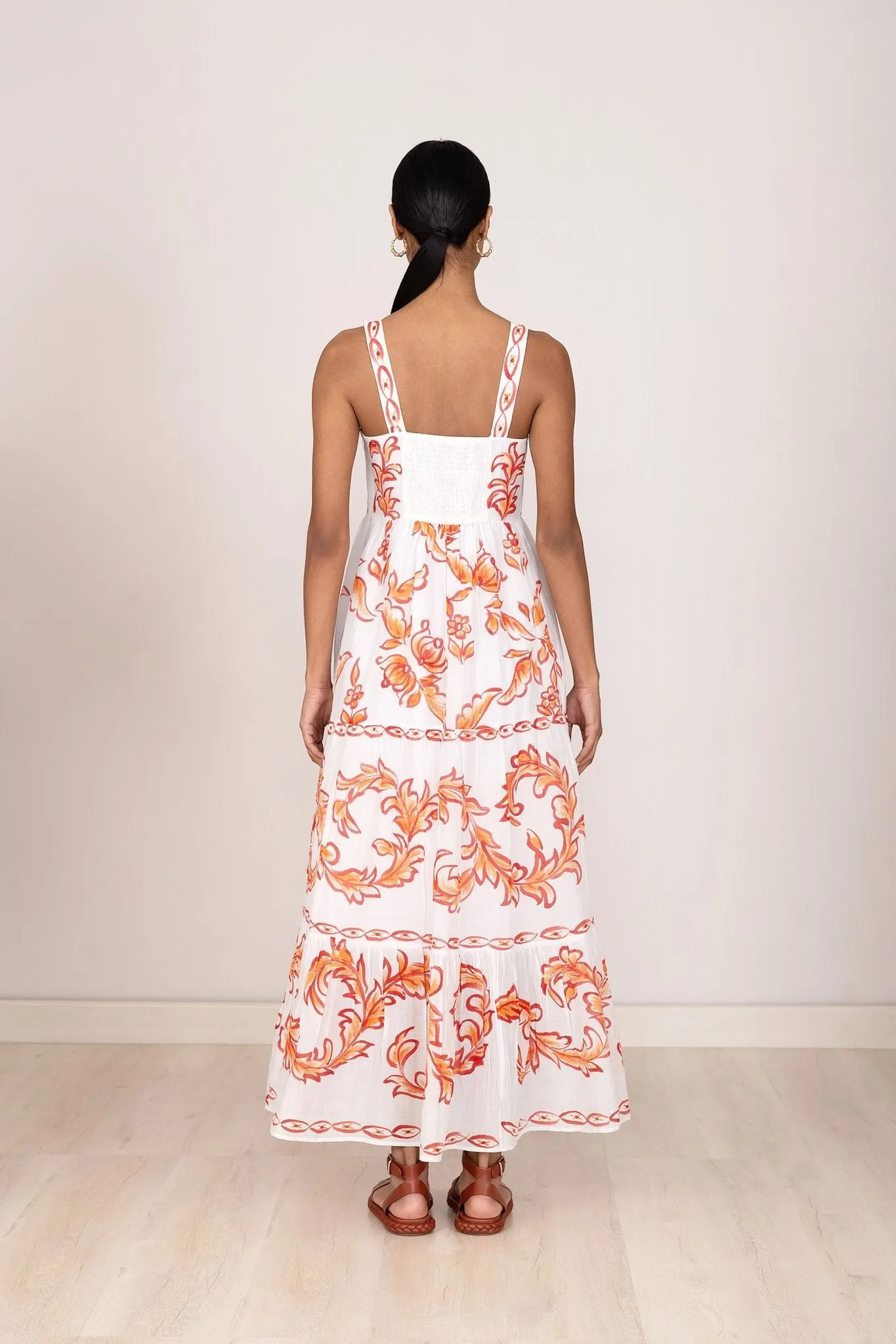 Daniella Dress Hand Painted Cherry sold by Banjanan product image thumbnail 5