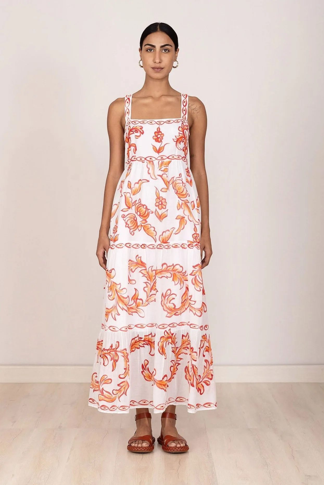 Daniella Dress Hand Painted Cherry sold by Banjanan product image thumbnail 2