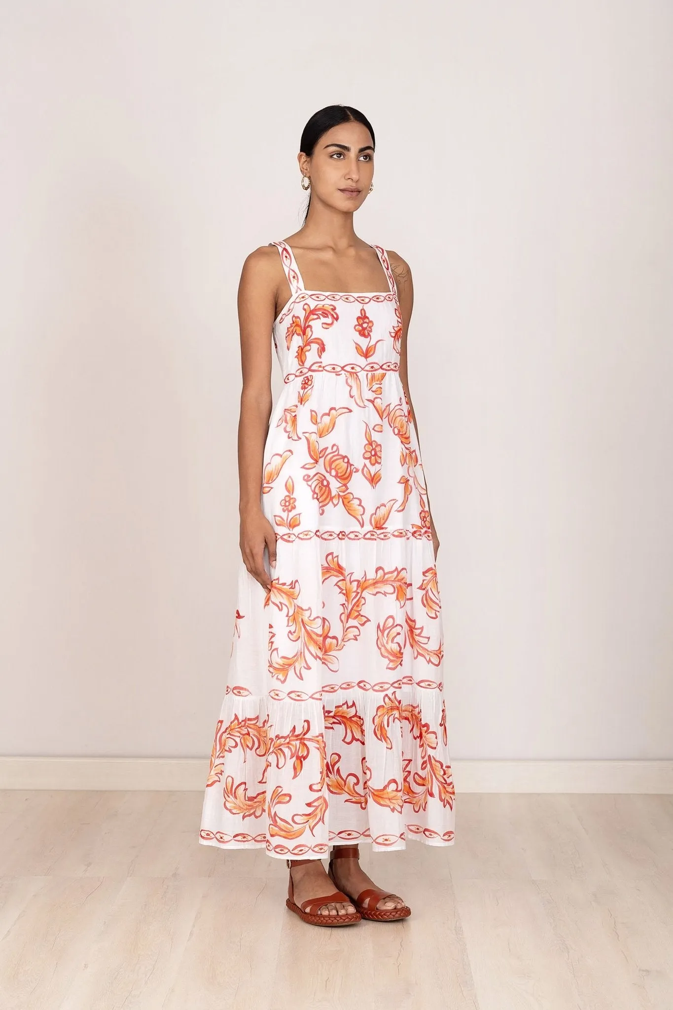 Daniella Dress Hand Painted Cherry sold by Banjanan product image thumbnail 3