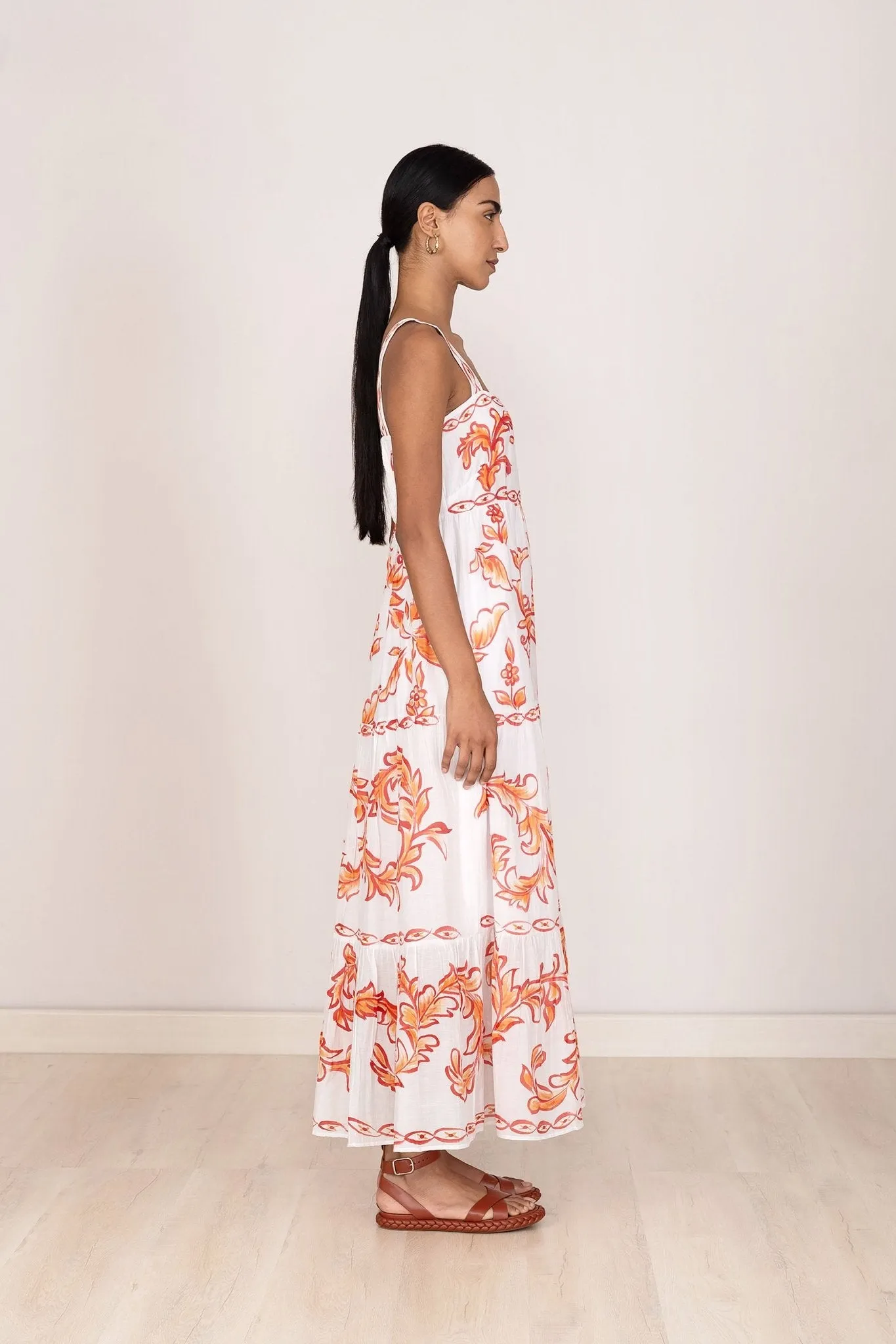 Daniella Dress Hand Painted Cherry sold by Banjanan product image thumbnail 4