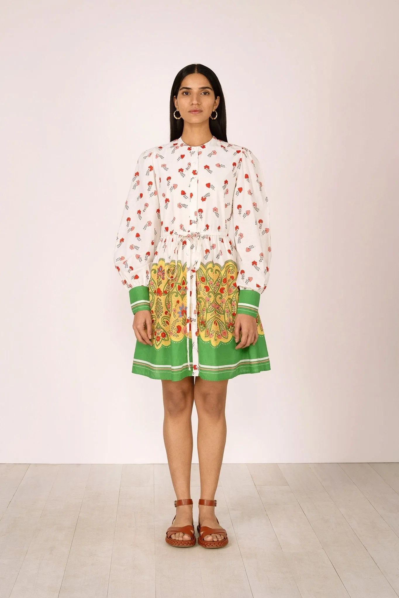 Gizela Dress Paisley Ming sold by Banjanan