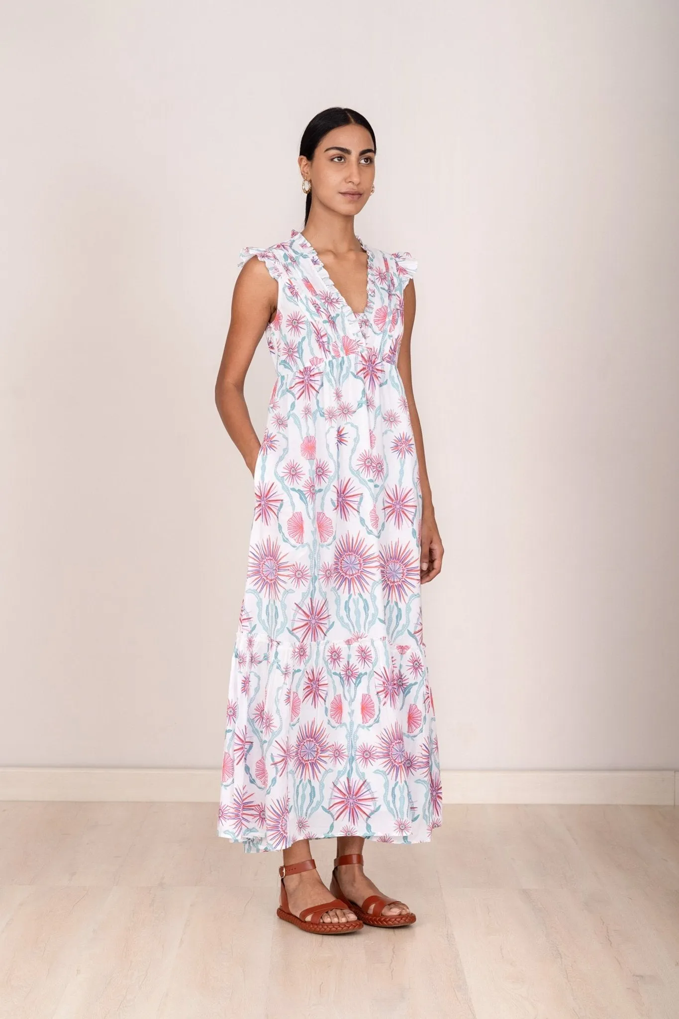 Constance Dress Anemone Glow sold by Banjanan product image thumbnail 4