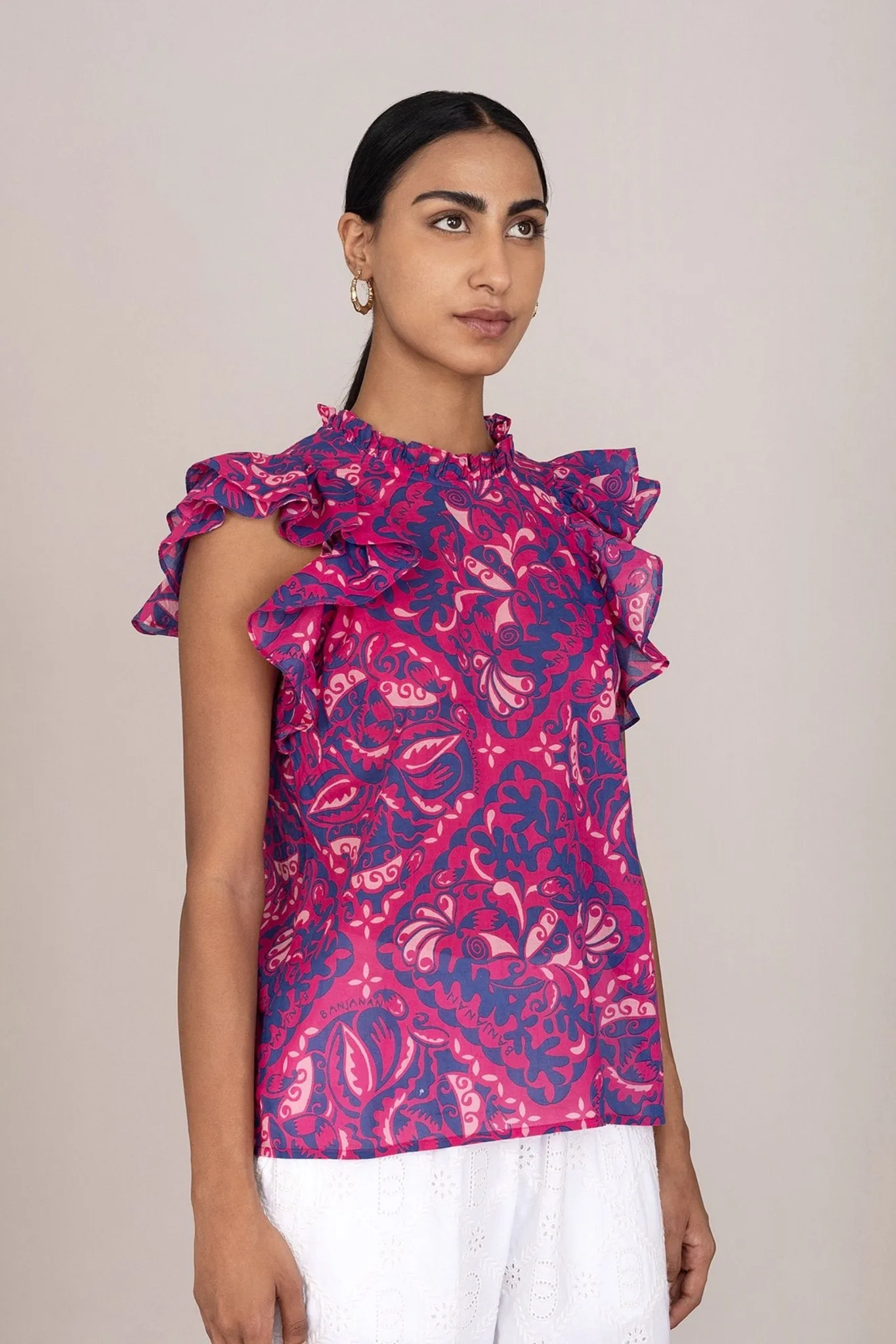 Klara Top Bandana Fuchsia sold by Banjanan product image thumbnail 2