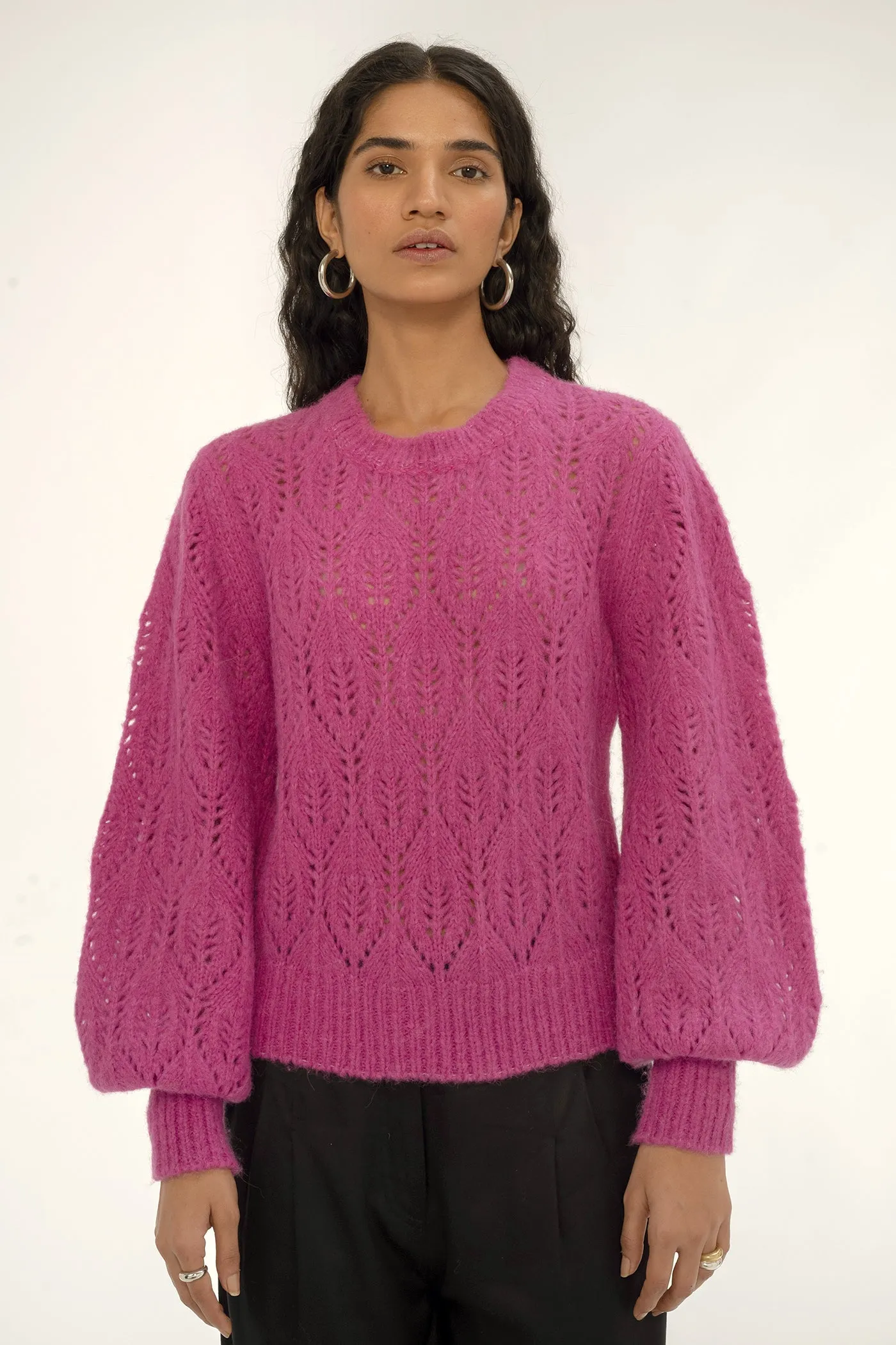 Maggie Lace Crewneck Sweater sold by Banjanan product image thumbnail 2