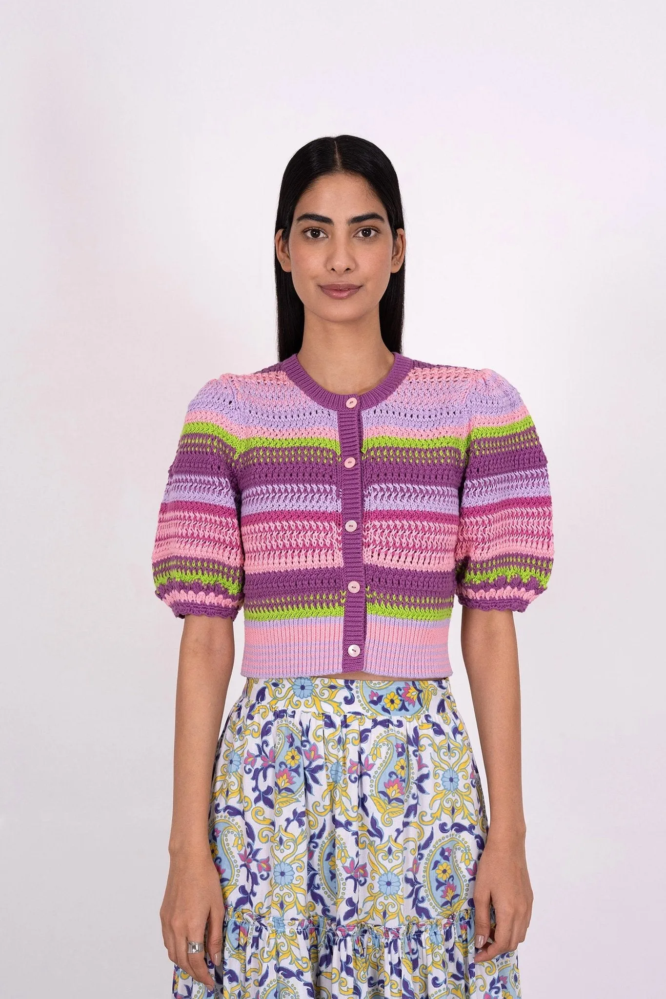 Celeste Cardigan Multi Weave sold by Banjanan product image thumbnail 4