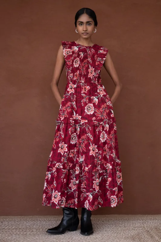 Iris Dress Elisabetta Vine Rio sold by Banjanan