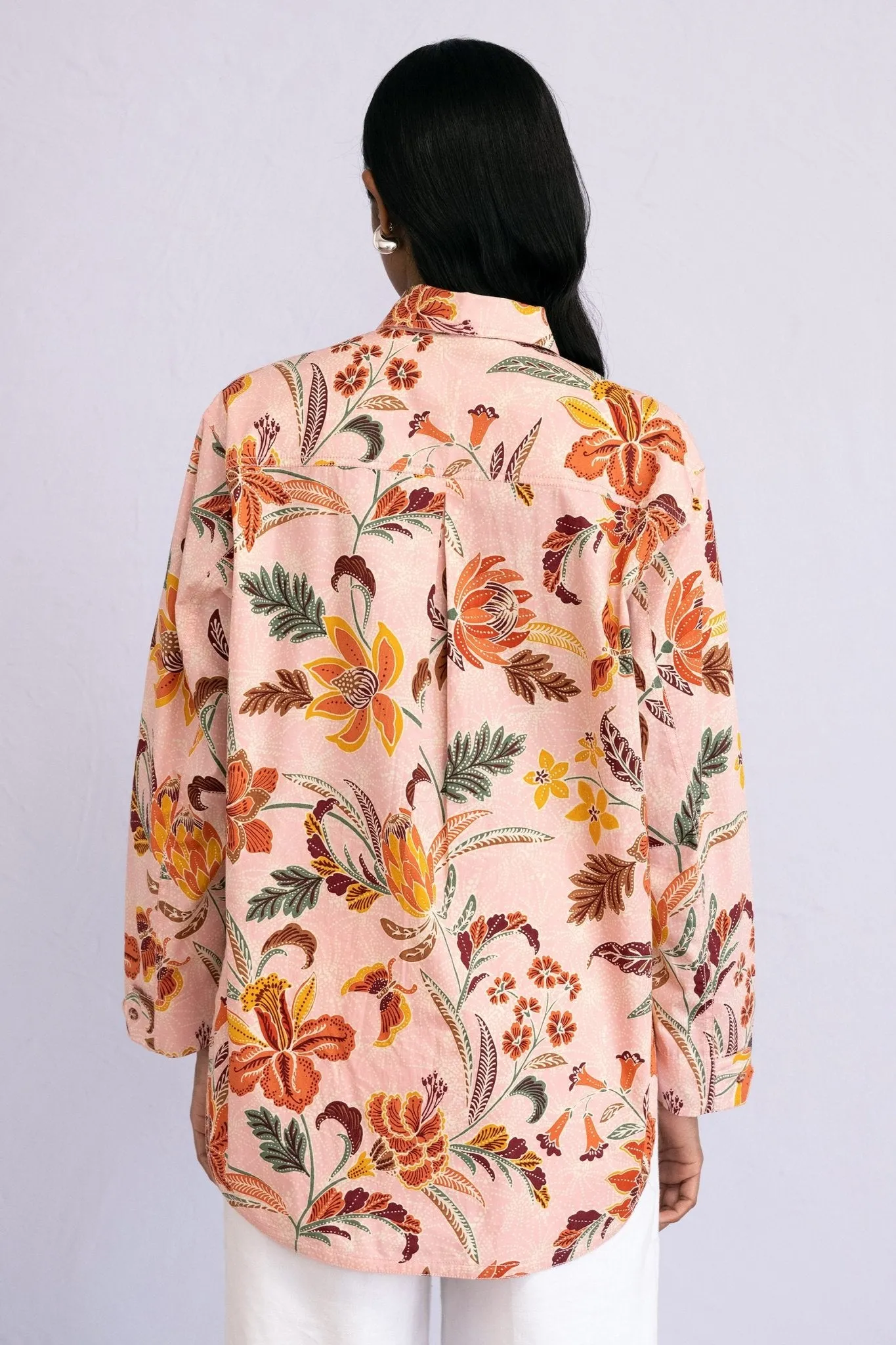 Charlotte Shirt Bali Floral Lotus sold by Banjanan product image thumbnail 4