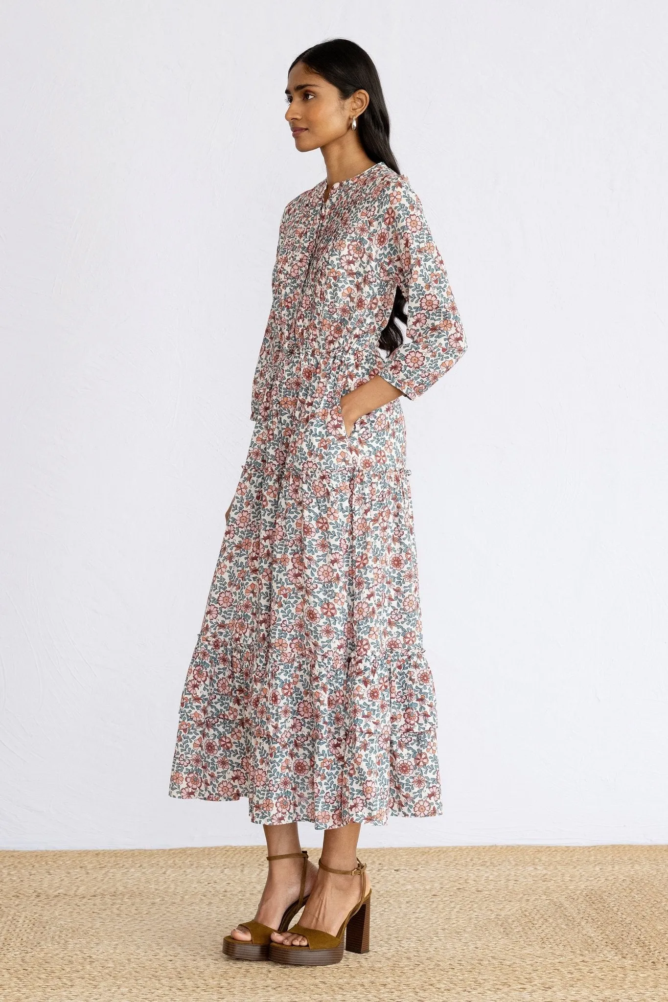 Bazaar Dress Java Vine Wine sold by Banjanan product image thumbnail 4