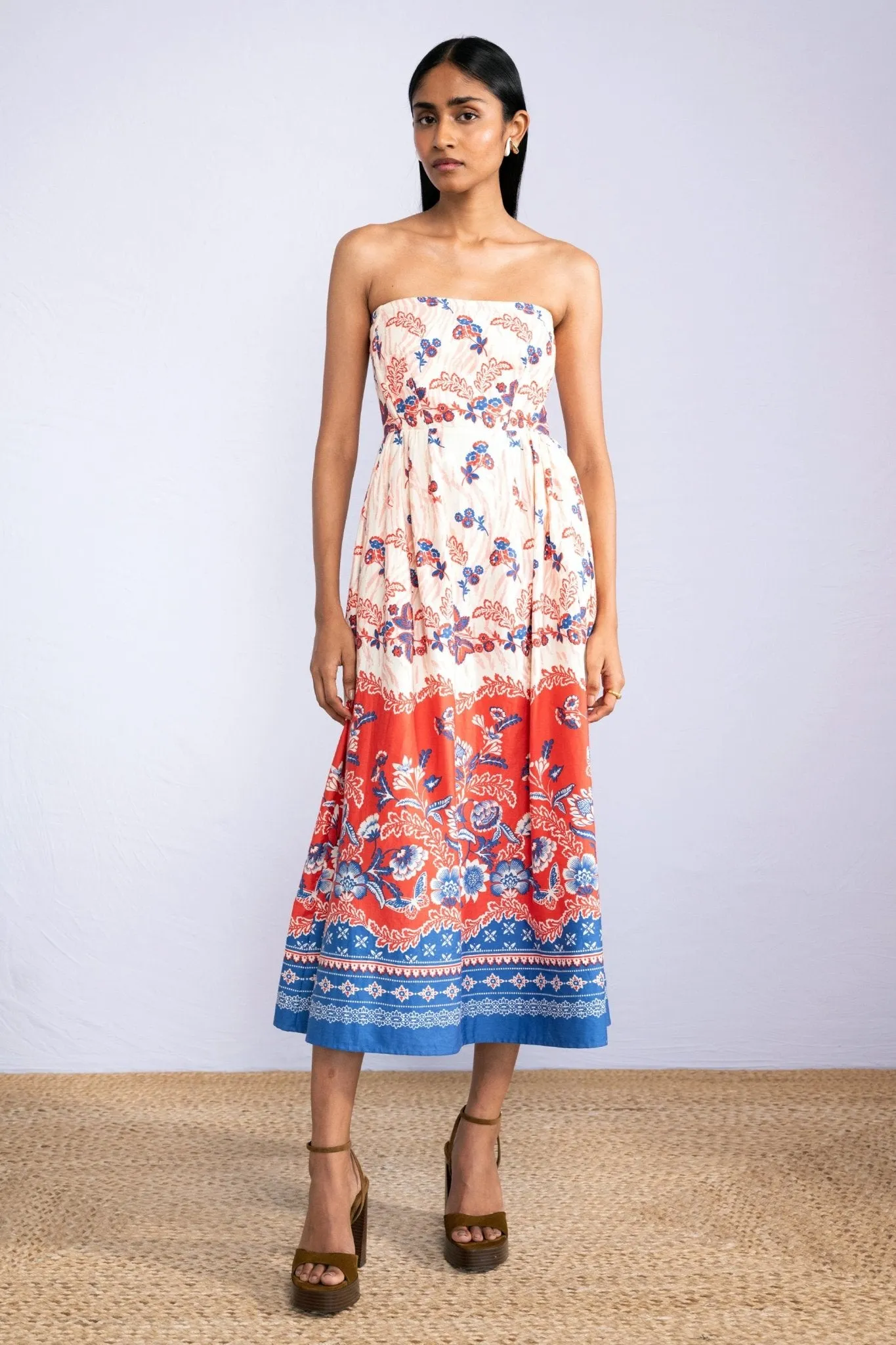 Simona Dress Wanderlust Paprika sold by Banjanan product image thumbnail 3