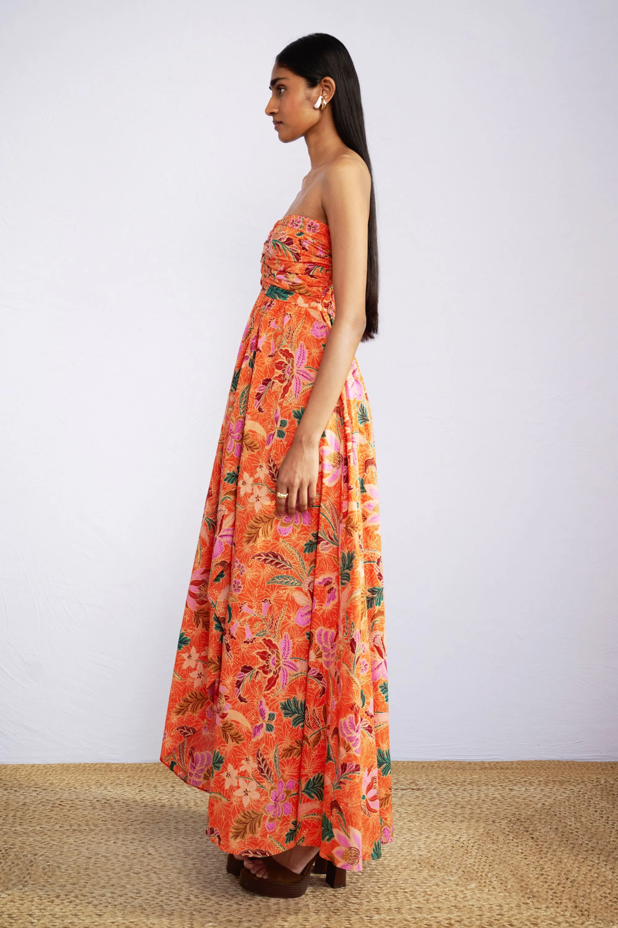 Madison Dress Bali Floral Sunset sold by Banjanan product image thumbnail 4