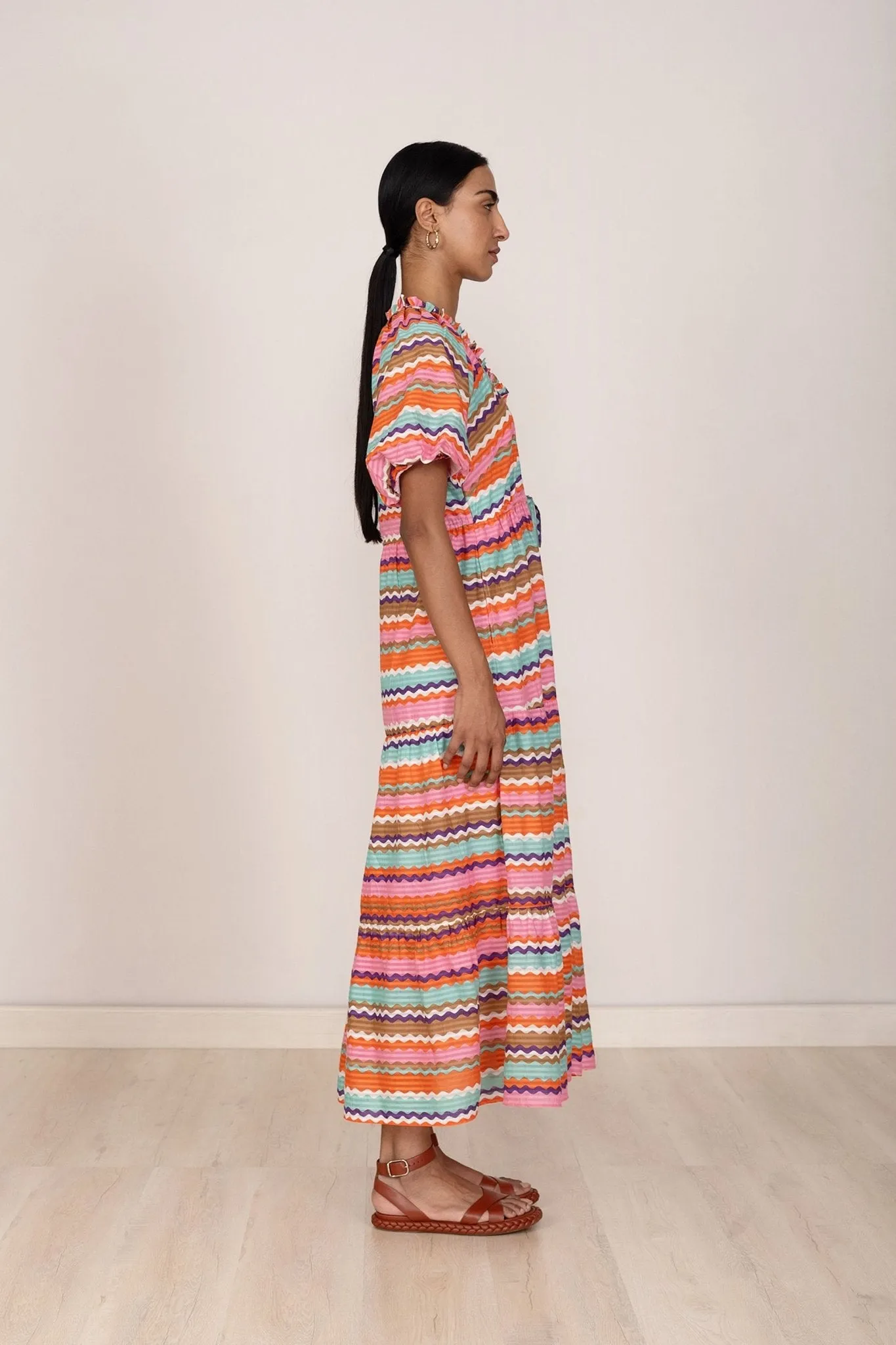 Poppy Dress Wavy Cascade sold by Banjanan product image thumbnail 3