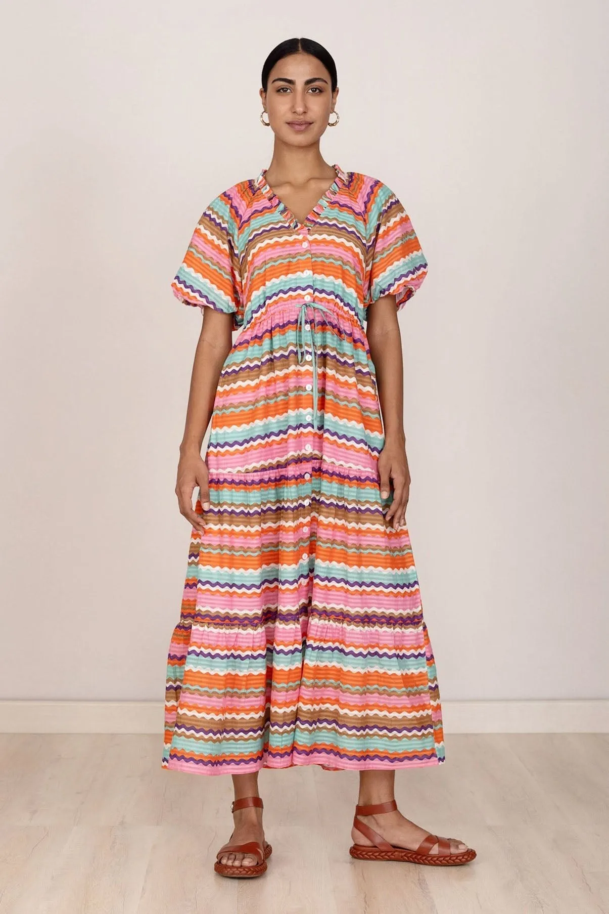 Poppy Dress Wavy Cascade sold by Banjanan product image thumbnail 2