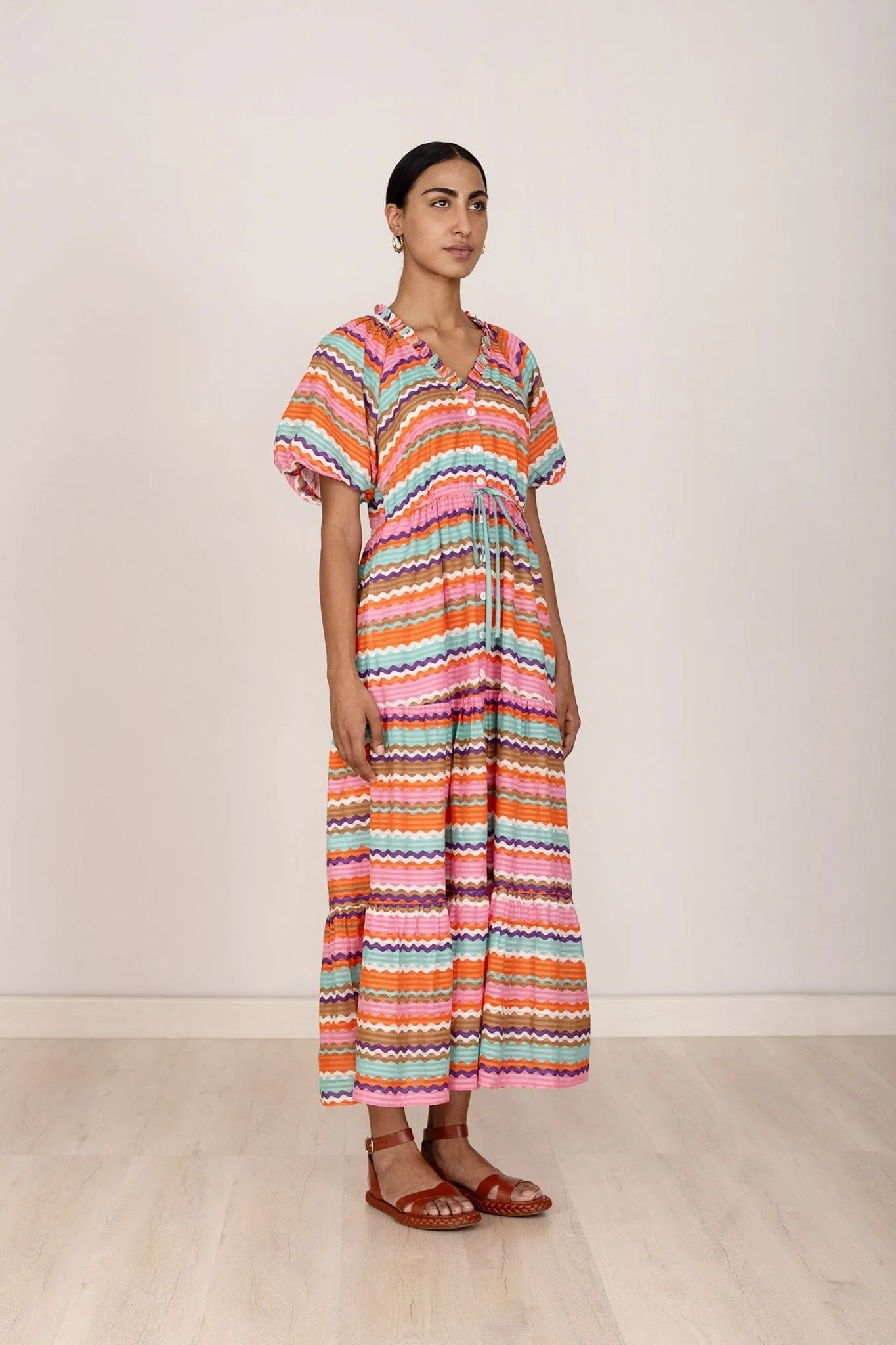 Poppy Dress Wavy Cascade sold by Banjanan product image thumbnail 4