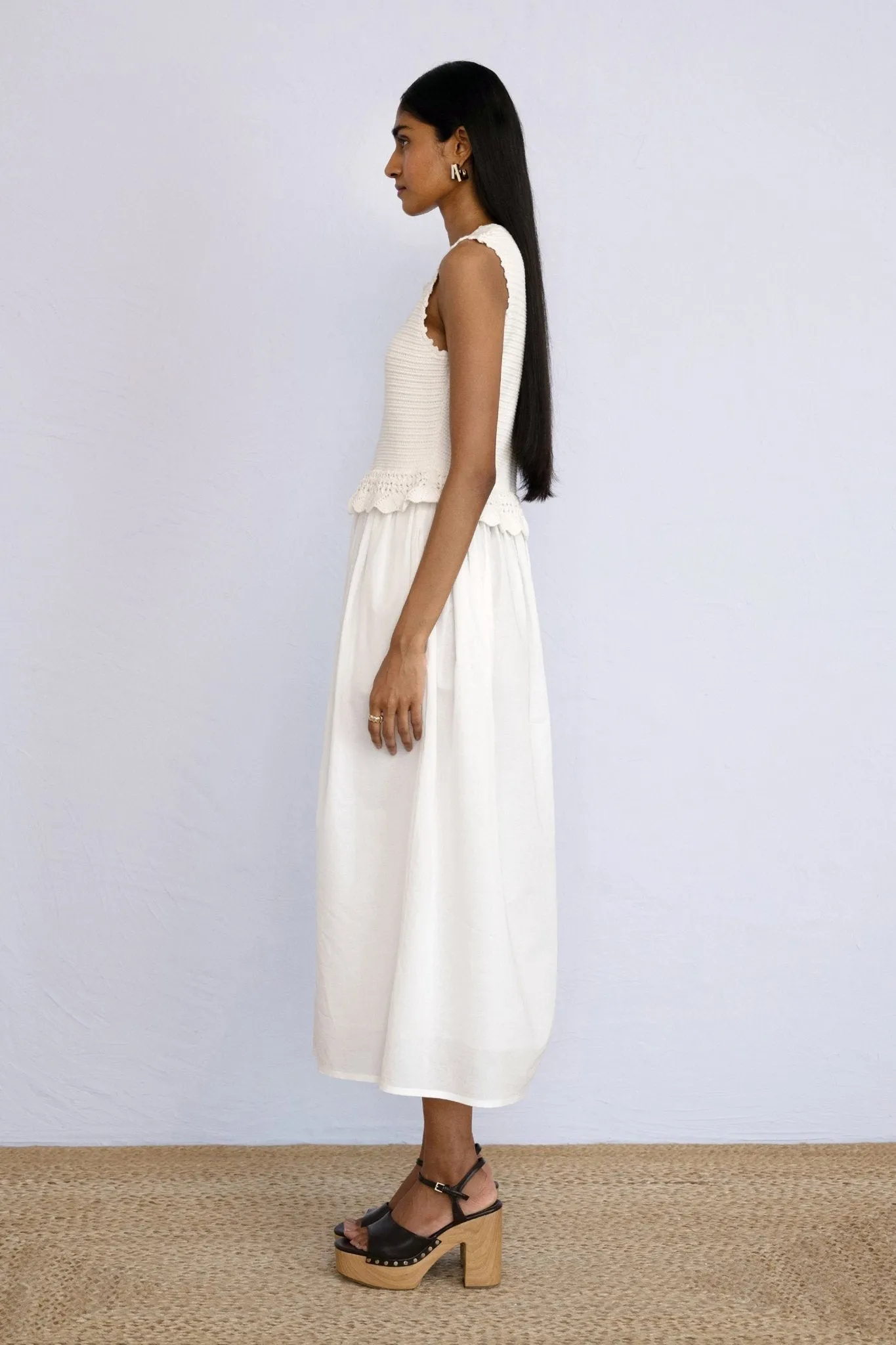 Heather Crochet Dress Ivory sold by Banjanan product image thumbnail 5