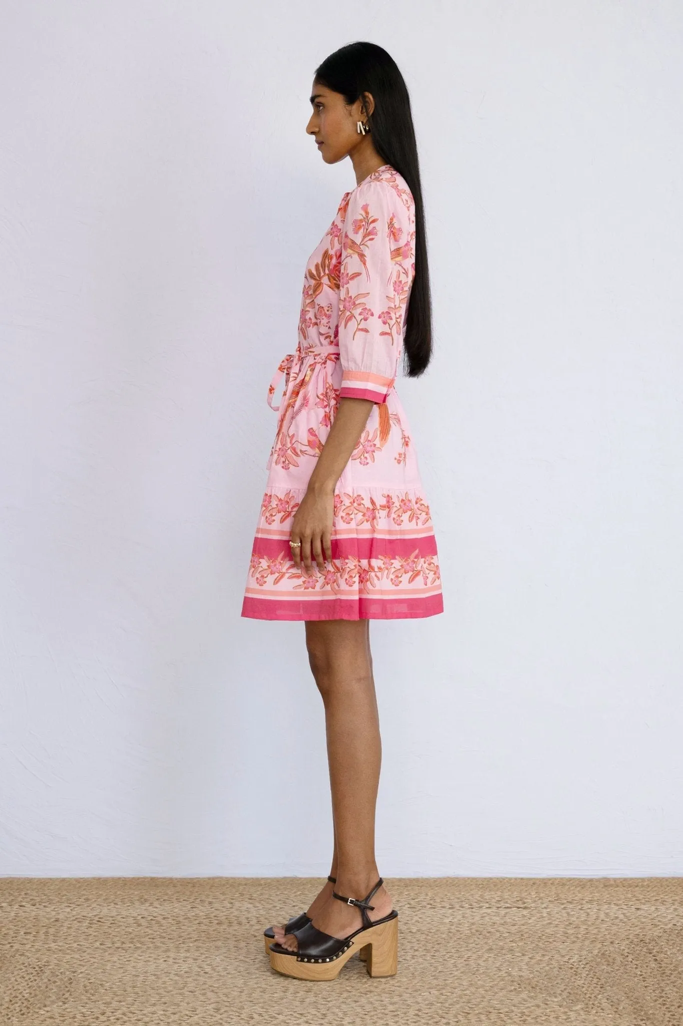 Gizela Dress Botany Bay Pink Mist sold by Banjanan product image thumbnail 4