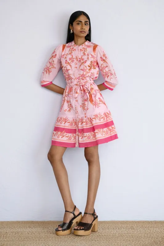 Gizela Dress Botany Bay Pink Mist sold by Banjanan