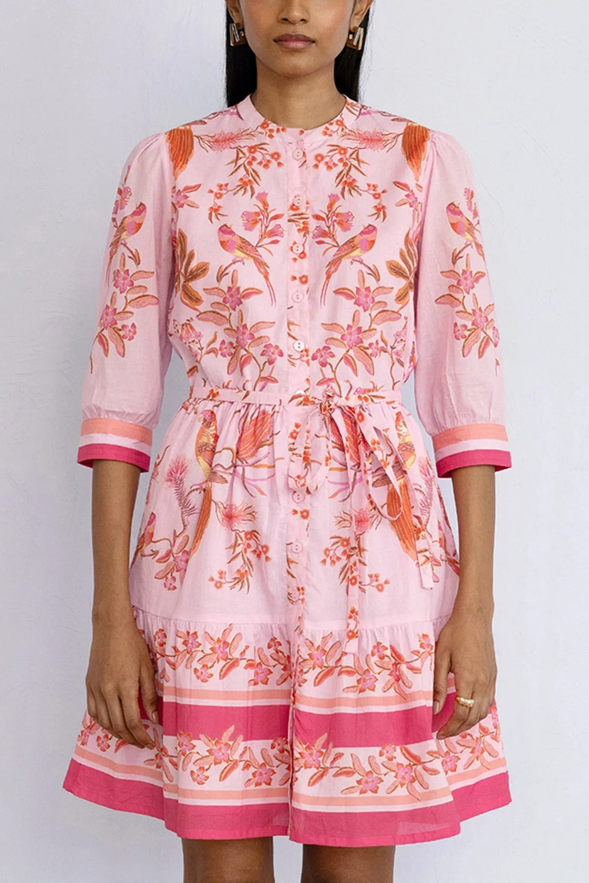 Gizela Dress Botany Bay Pink Mist sold by Banjanan product image thumbnail 2