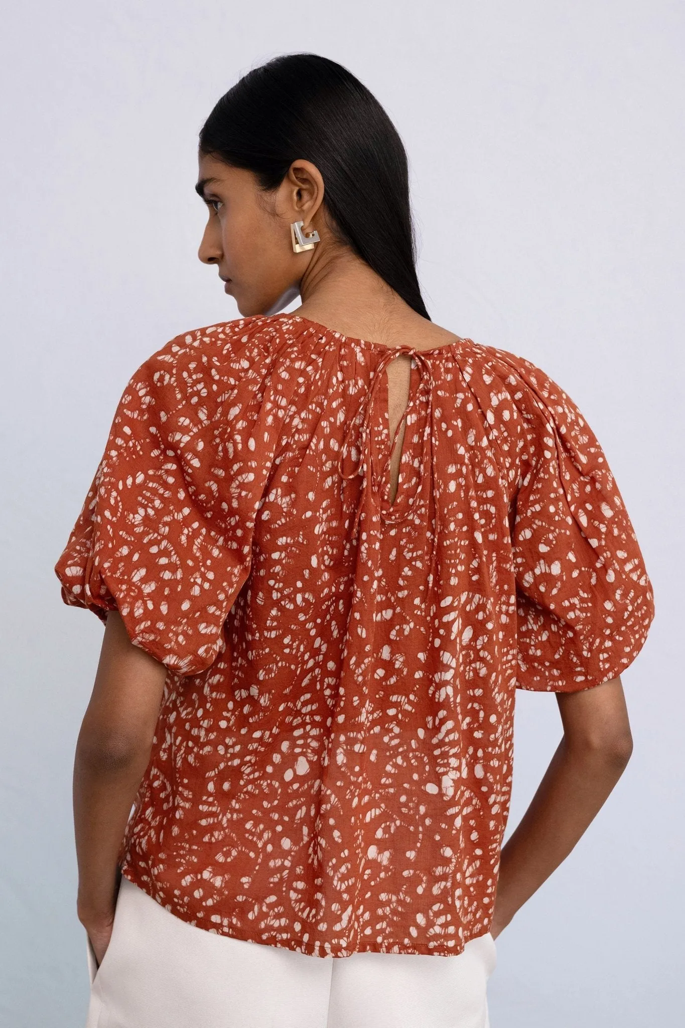 Oana Top Bondi Batik Tobacco sold by Banjanan product image thumbnail 4