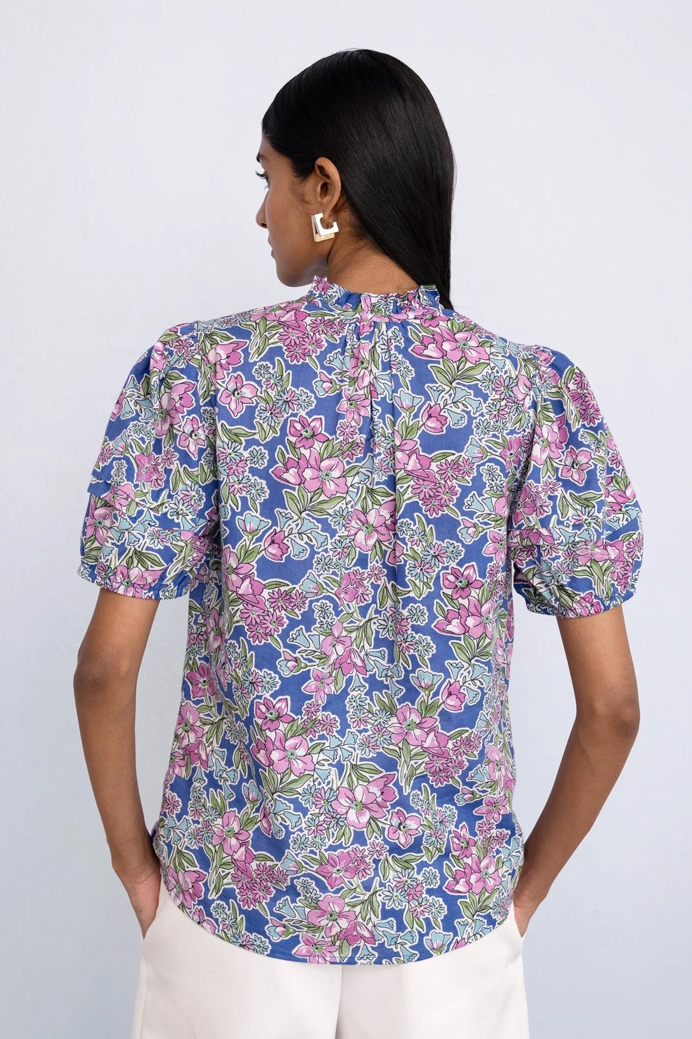 Bronte Top Arcadia Dazzling Blue sold by Banjanan product image thumbnail 3