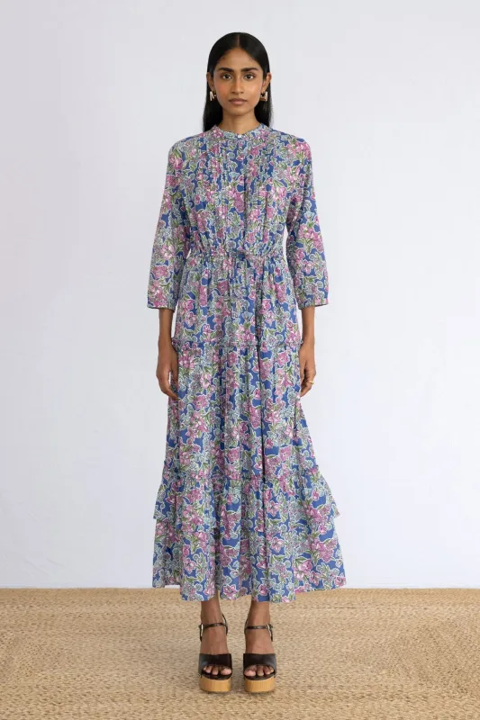 Bazaar Dress Arcadia Dazzling Blue sold by Banjanan