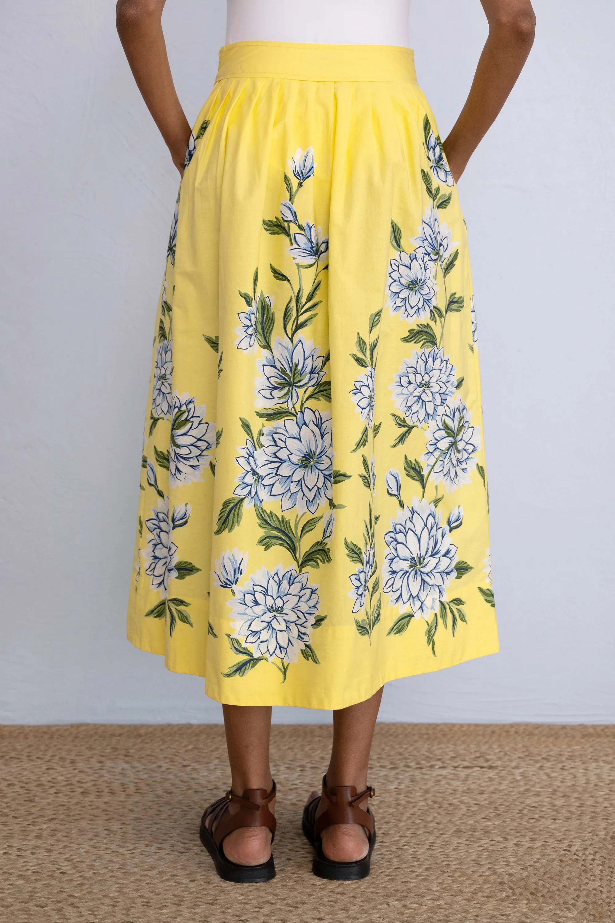 Magdalena Skirt Killara Border Quince sold by Banjanan product image thumbnail 3