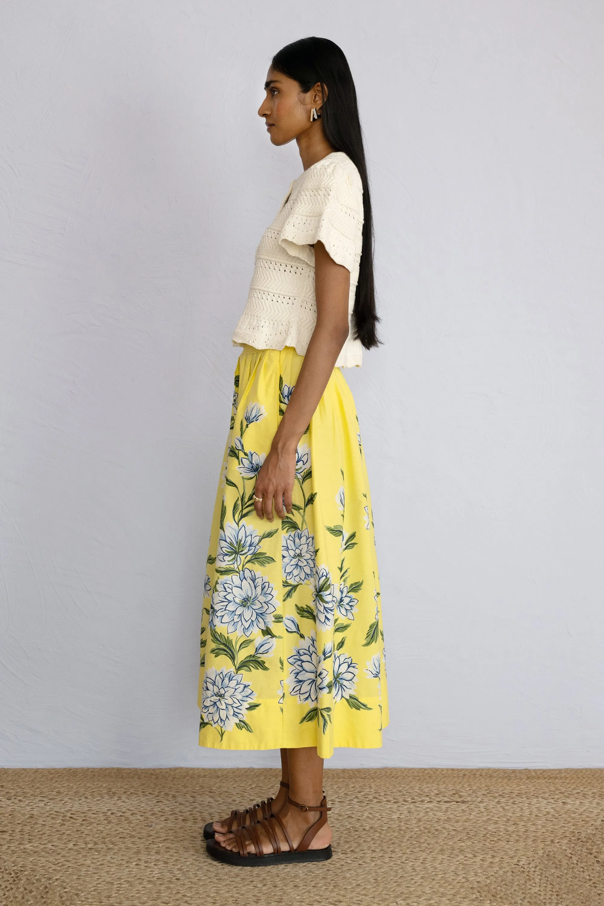 Magdalena Skirt Killara Border Quince sold by Banjanan product image thumbnail 5