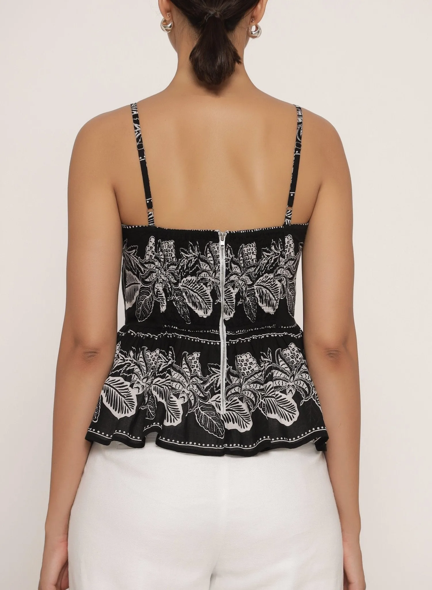 Ruby Top Lombok Border Black sold by Banjanan product image thumbnail 3