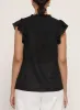 Amelia Top Black sold by Banjanan