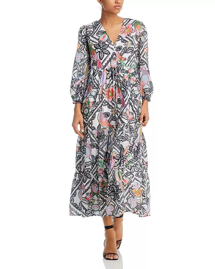 Castor Dress Folk Lace Black sold by Banjanan