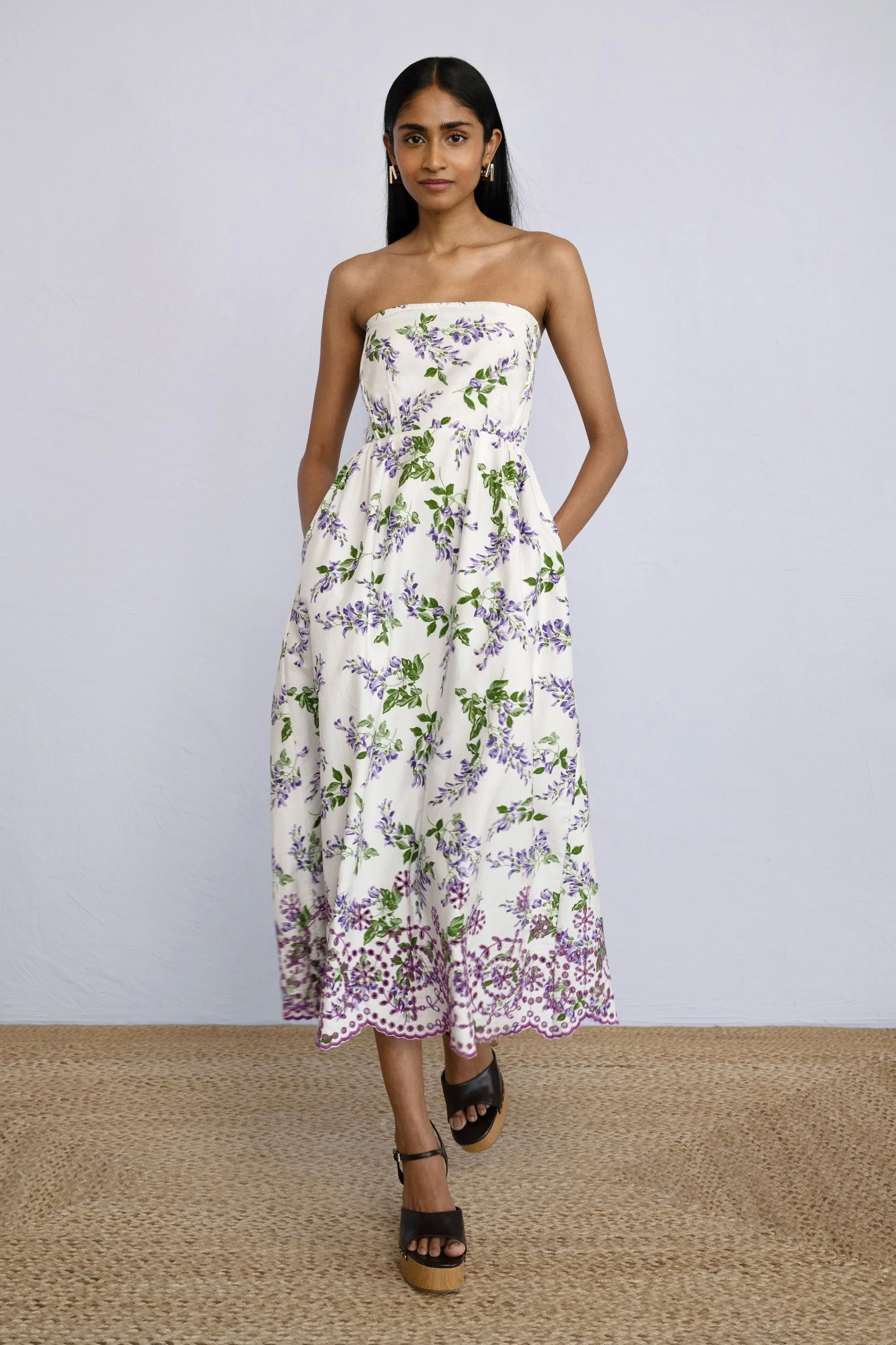 Simona Dress Wisteria Violet sold by Banjanan product image thumbnail 4