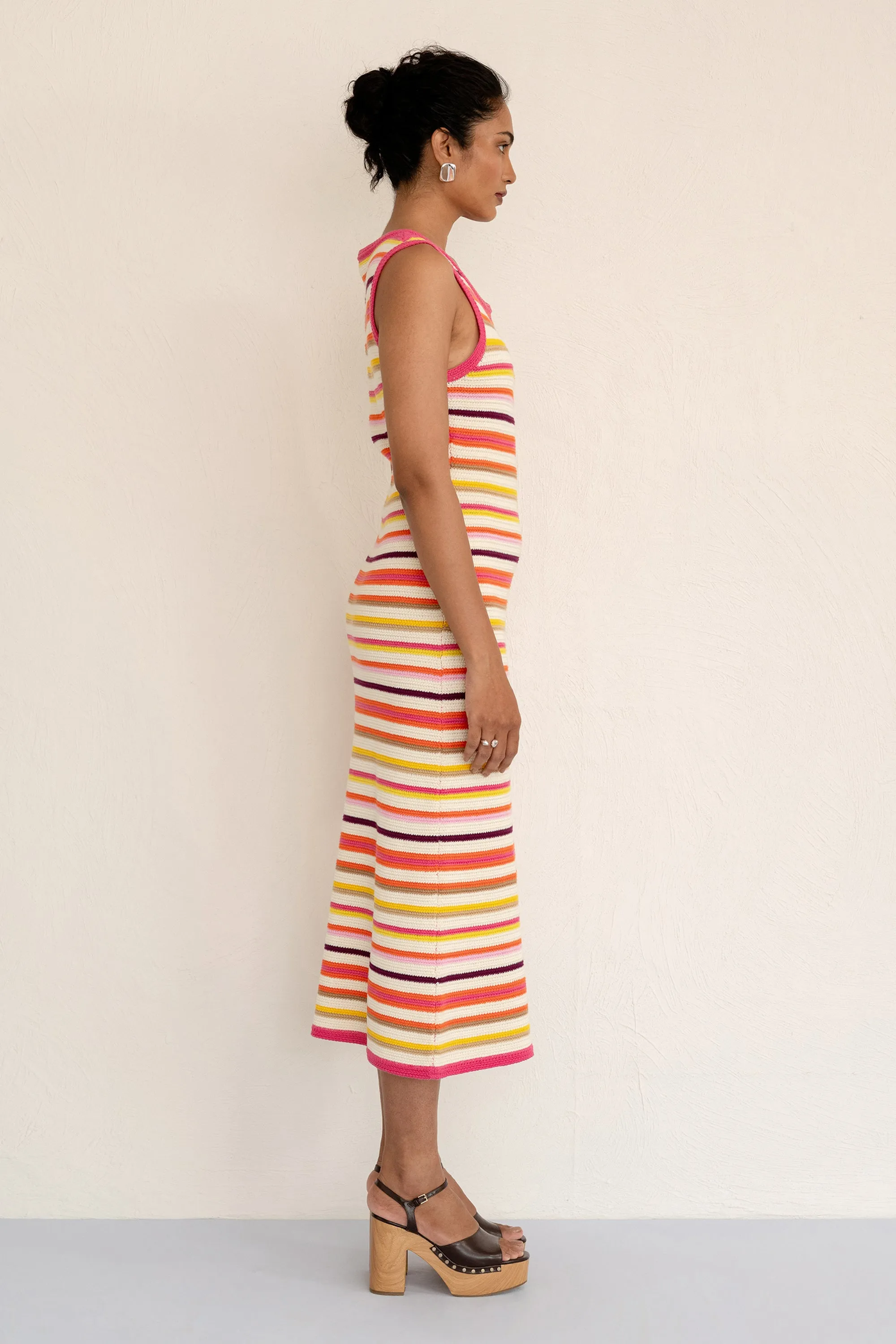 Calla Dress Citrus Stripe sold by Banjanan product image thumbnail 5