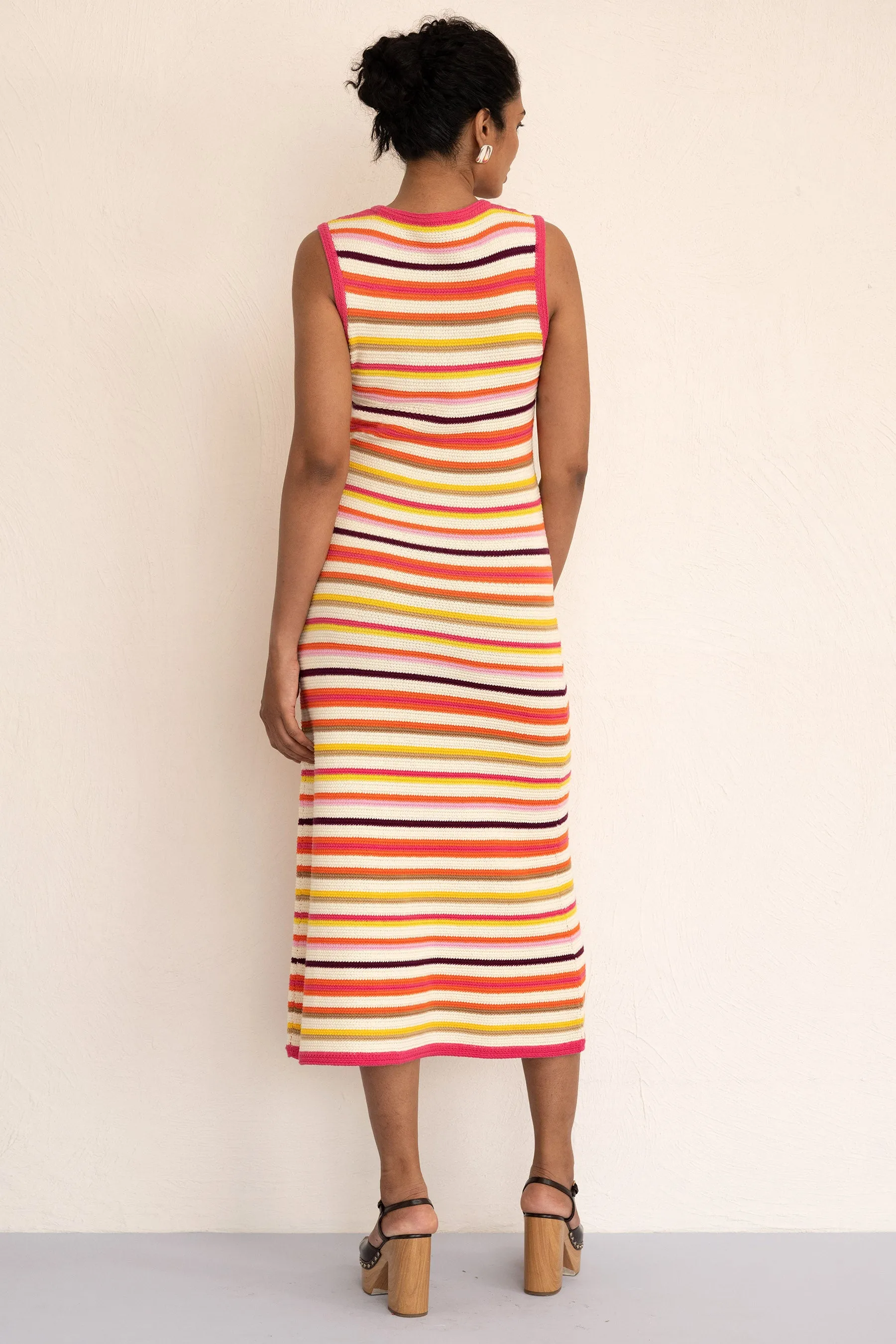 Calla Dress Citrus Stripe sold by Banjanan product image thumbnail 3
