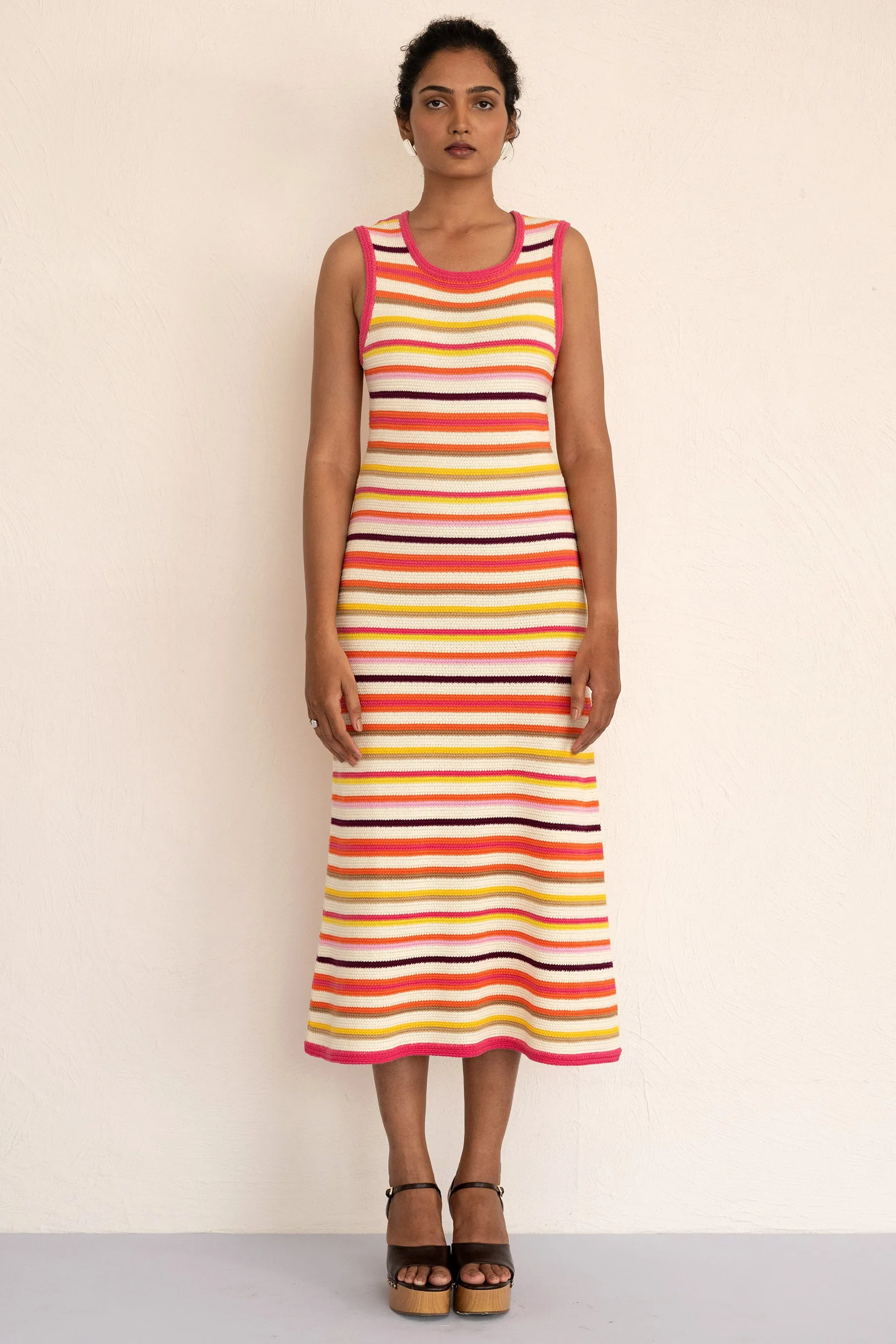 Calla Dress Citrus Stripe sold by Banjanan product image thumbnail 2