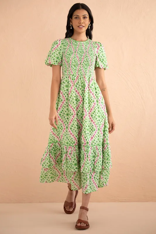 Quant Dress Athena Heart Kelly sold by Banjanan