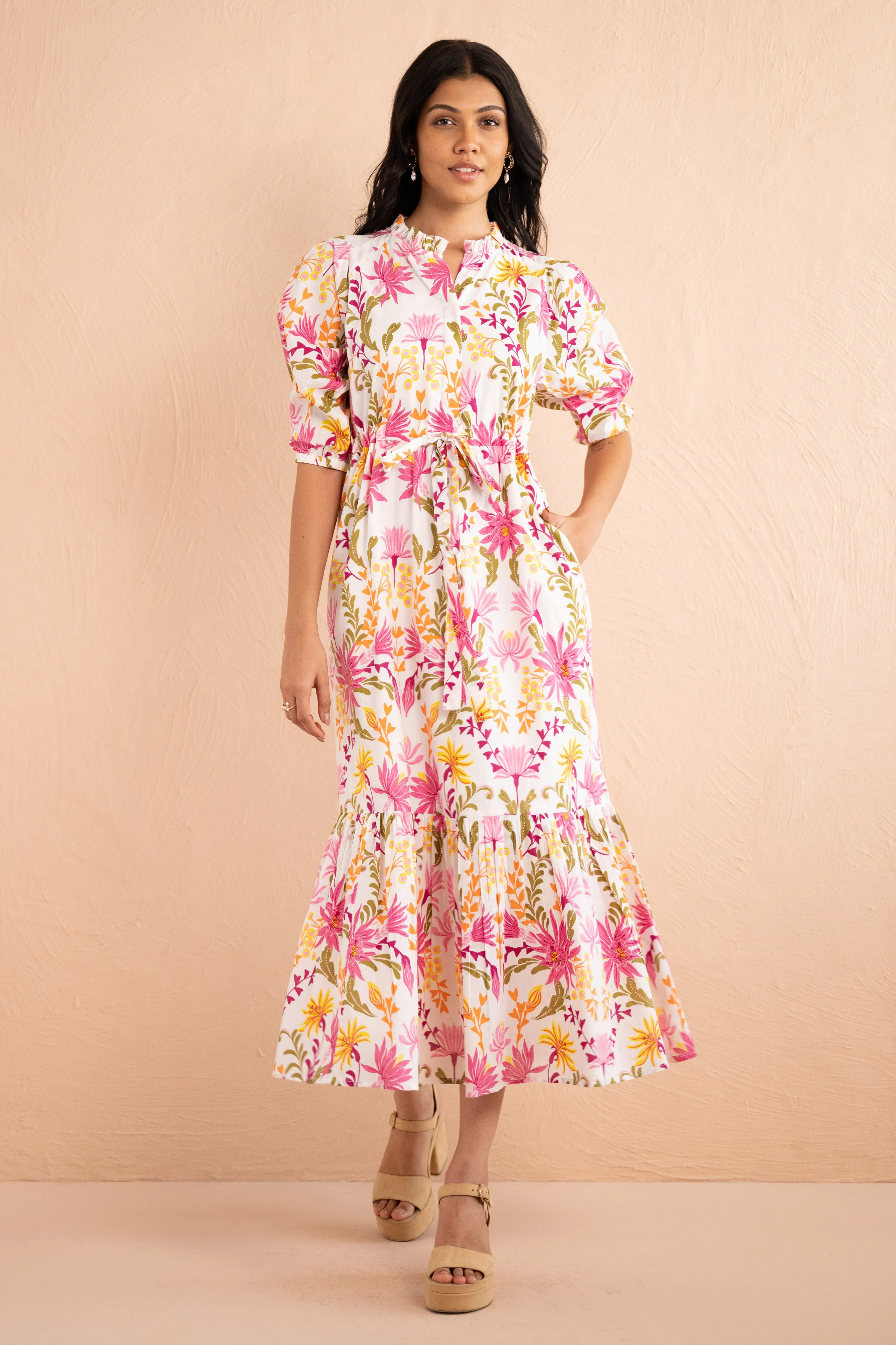 Betty Dress Hydra Garland Rose sold by Banjanan product image thumbnail 5