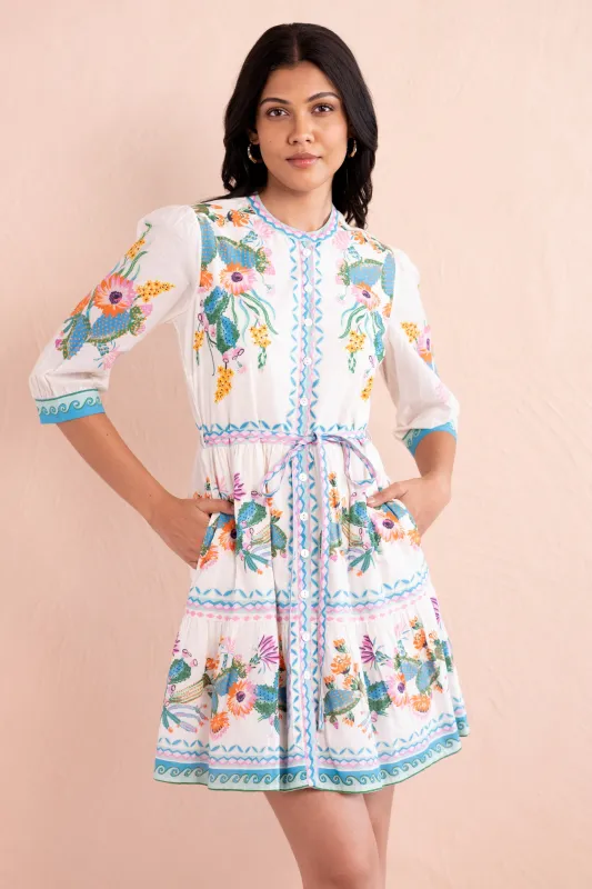 Gizela Dress Calypso Cacti Paradise sold by Banjanan