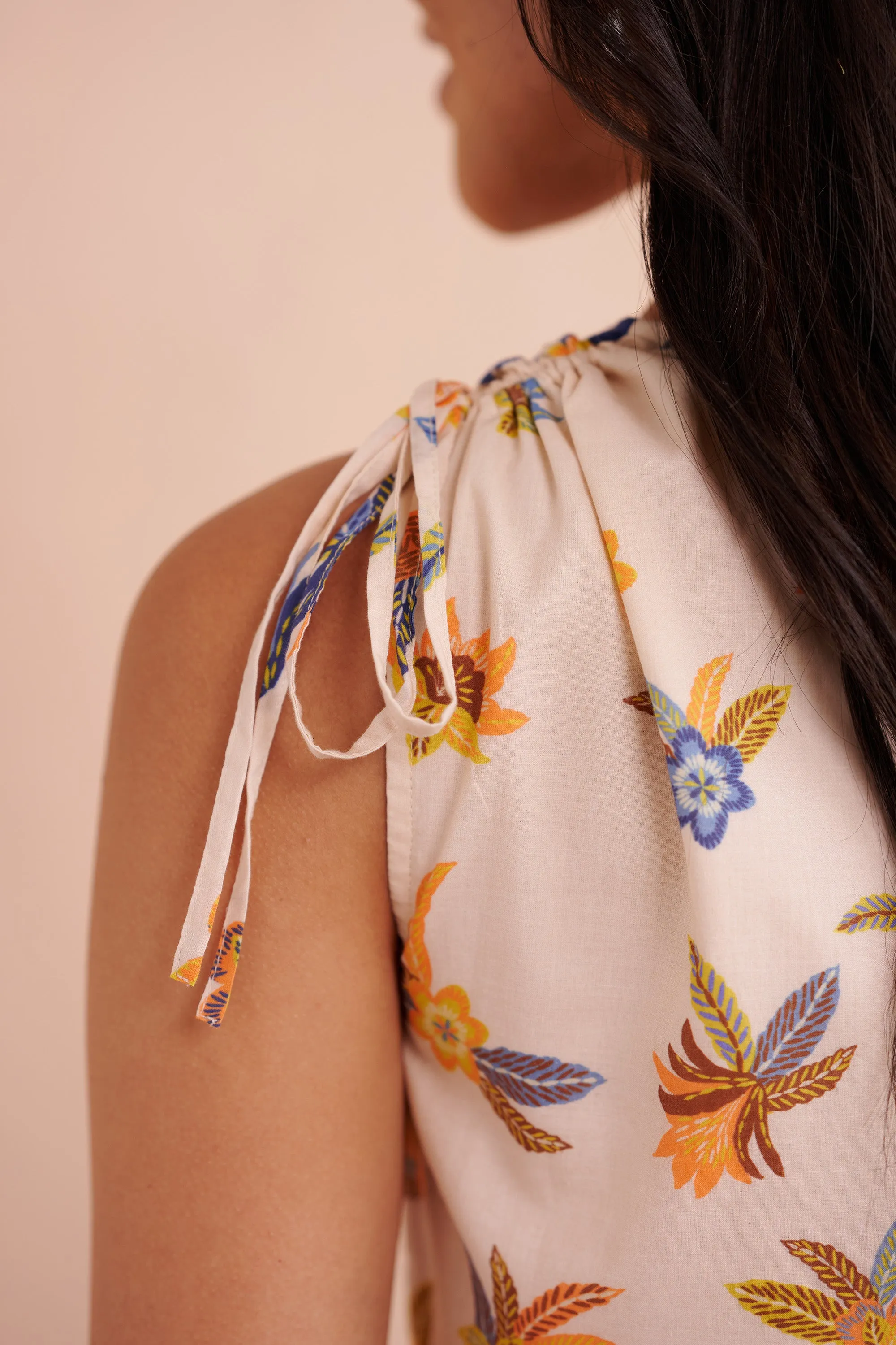 Becca Dress Electra Floral Amberglow sold by Banjanan product image thumbnail 5