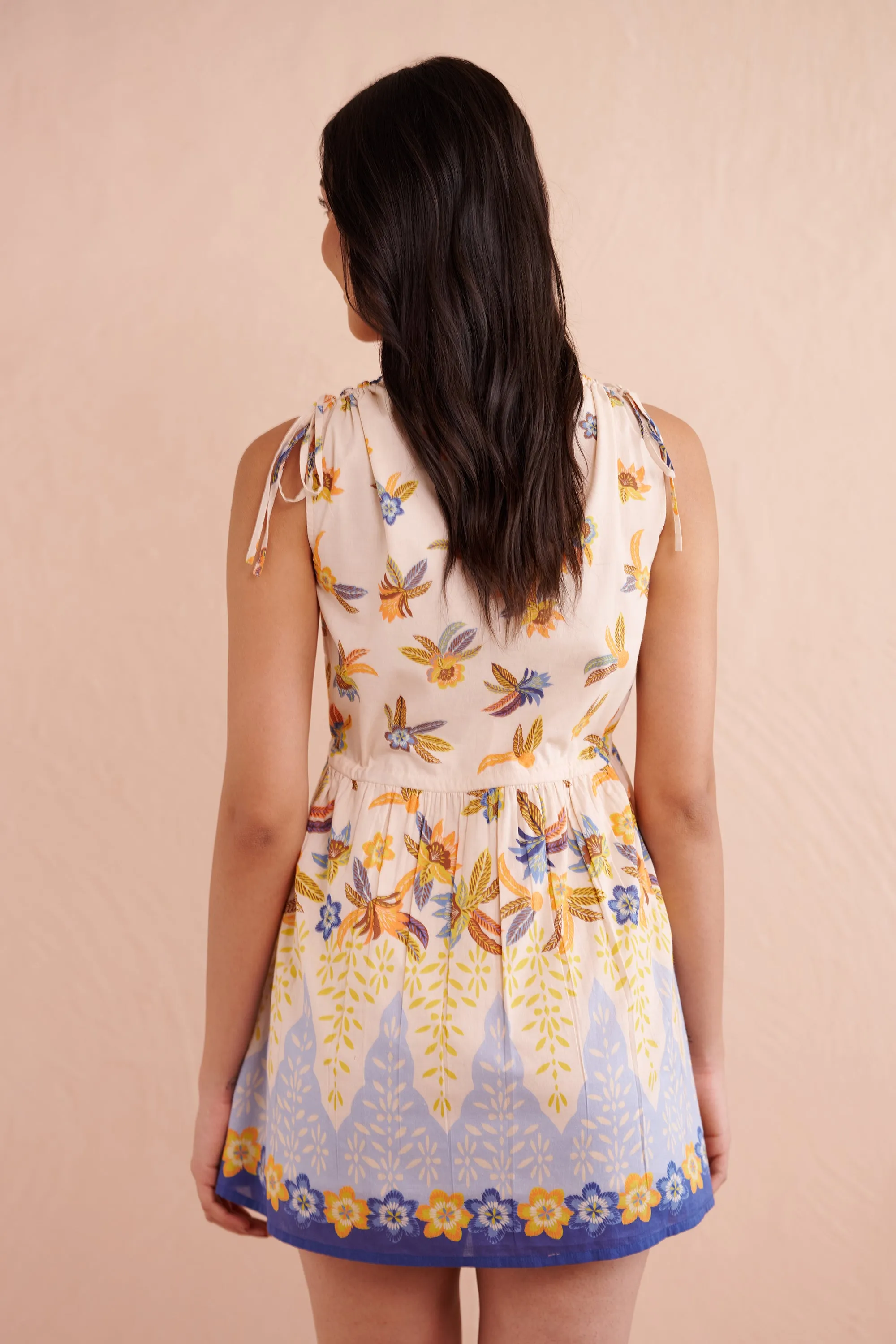 Becca Dress Electra Floral Amberglow sold by Banjanan product image thumbnail 3