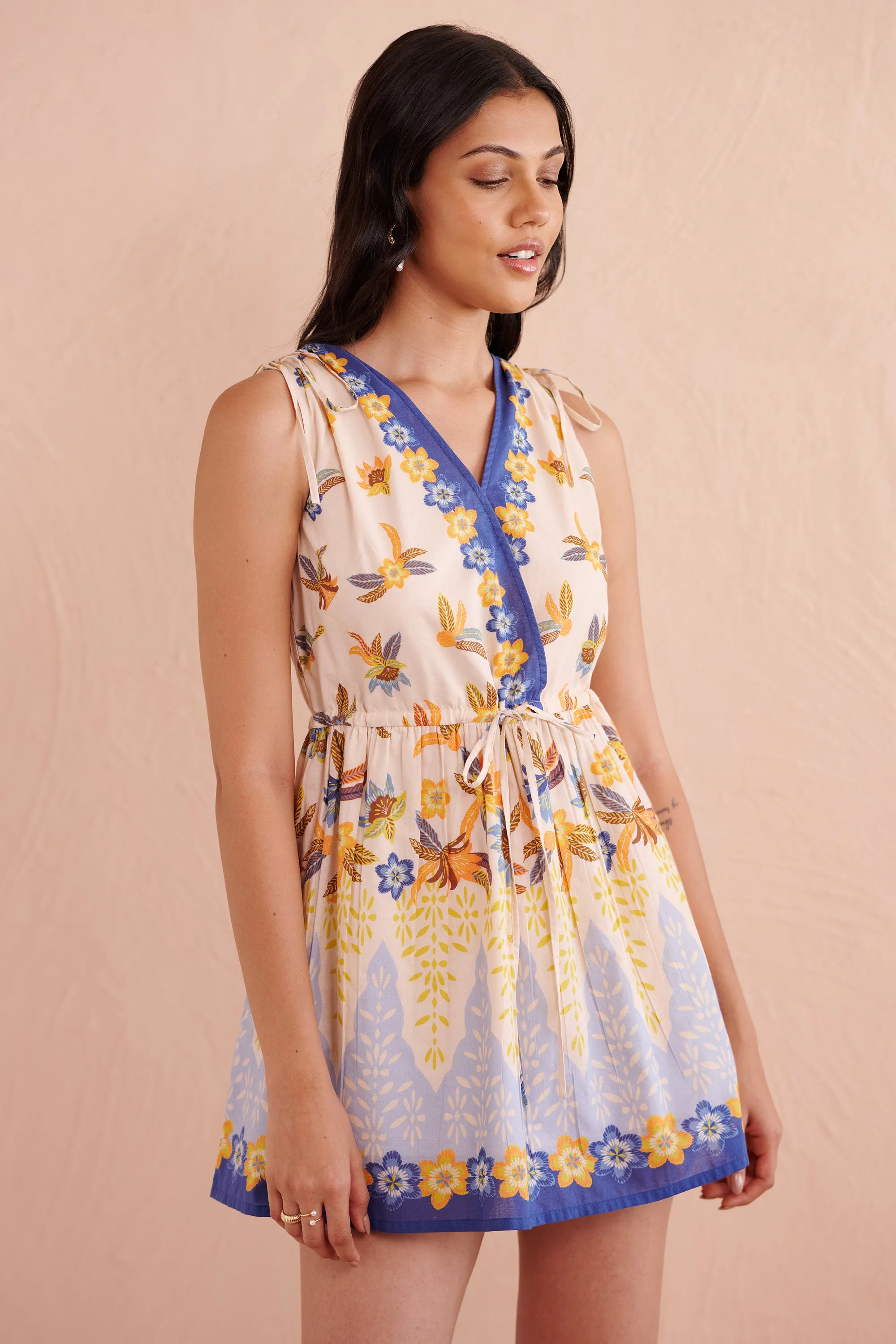 Becca Dress Electra Floral Amberglow sold by Banjanan product image thumbnail 2