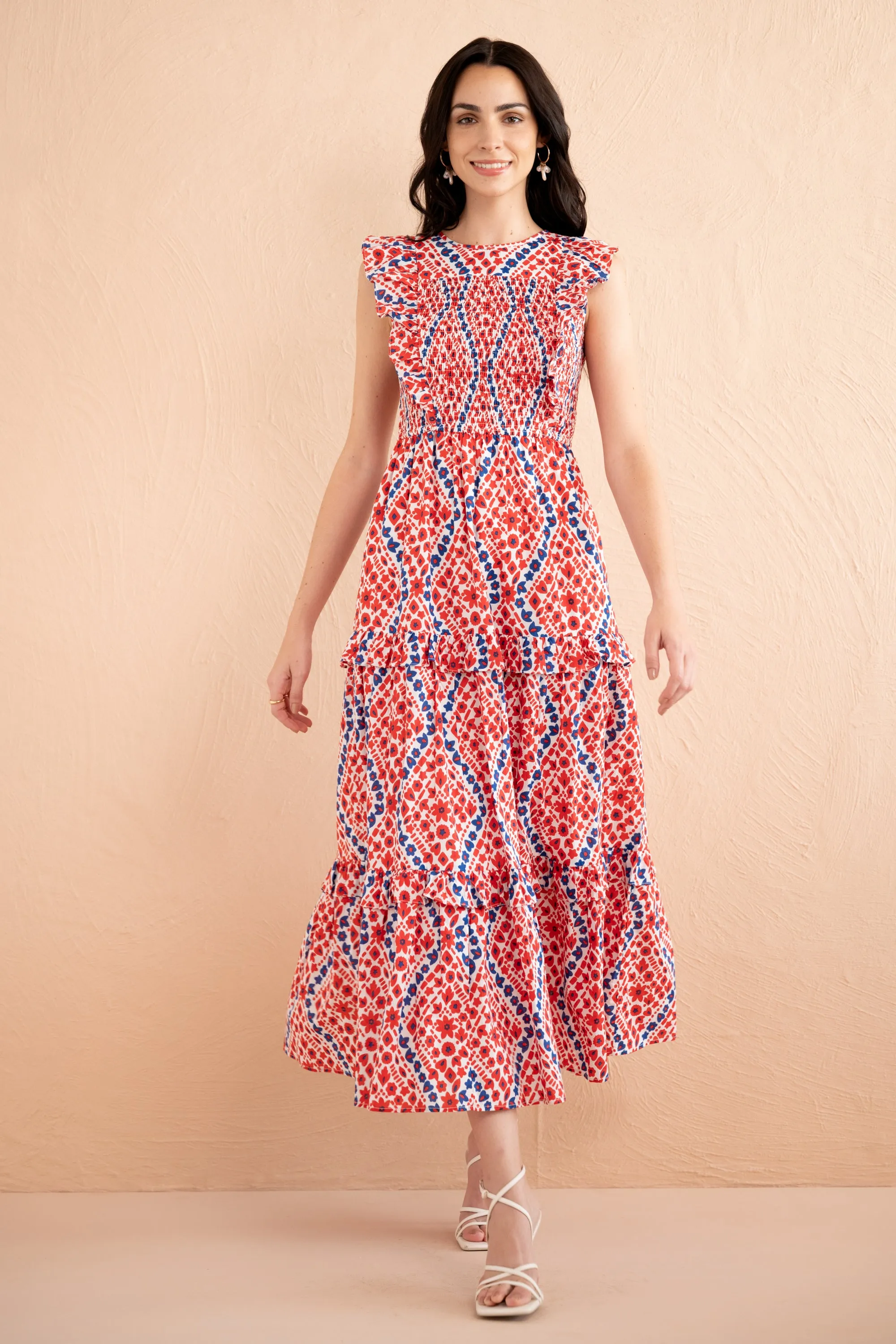 Iris Dress Athena Heart Poppy sold by Banjanan product image thumbnail 4