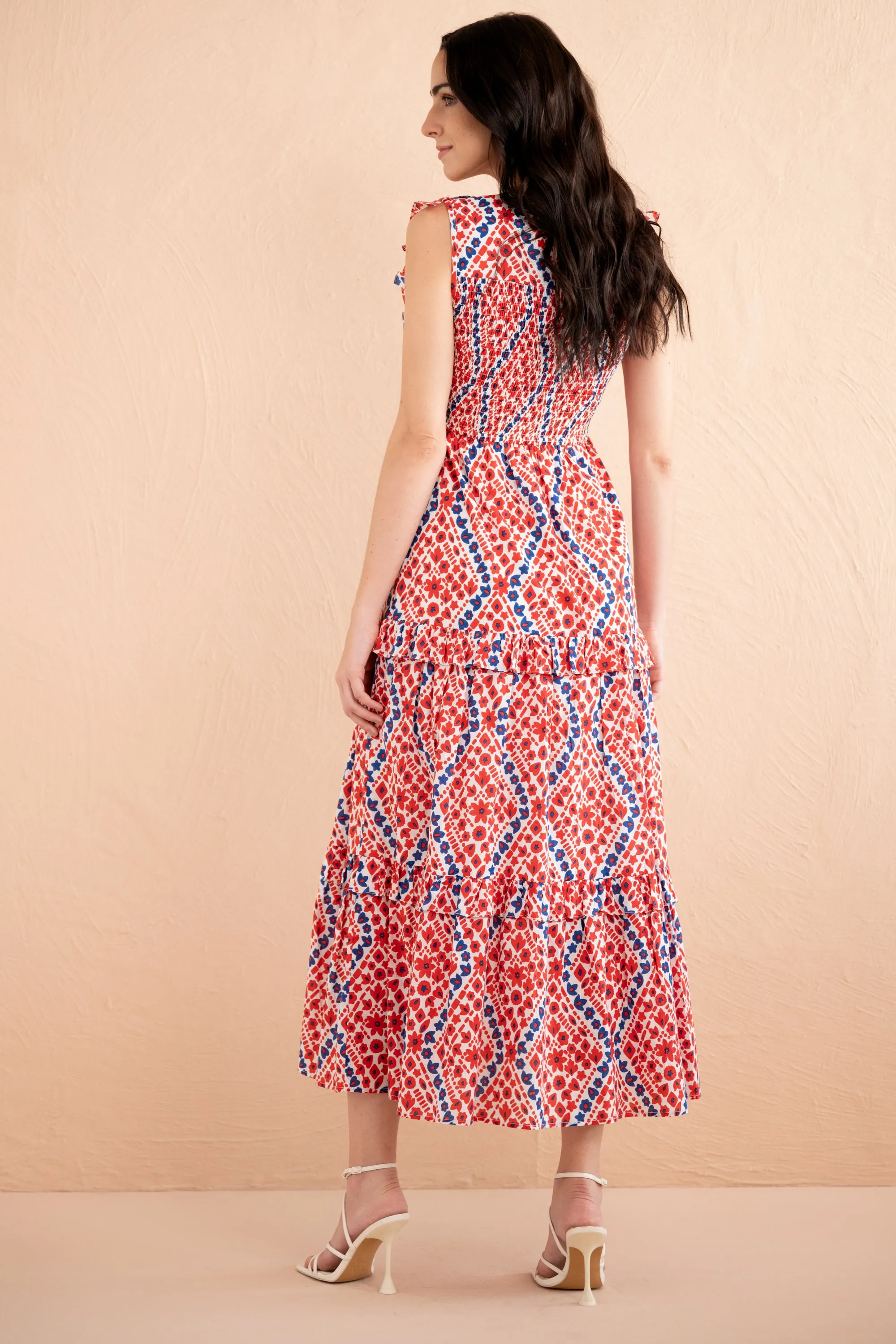 Iris Dress Athena Heart Poppy sold by Banjanan product image thumbnail 2