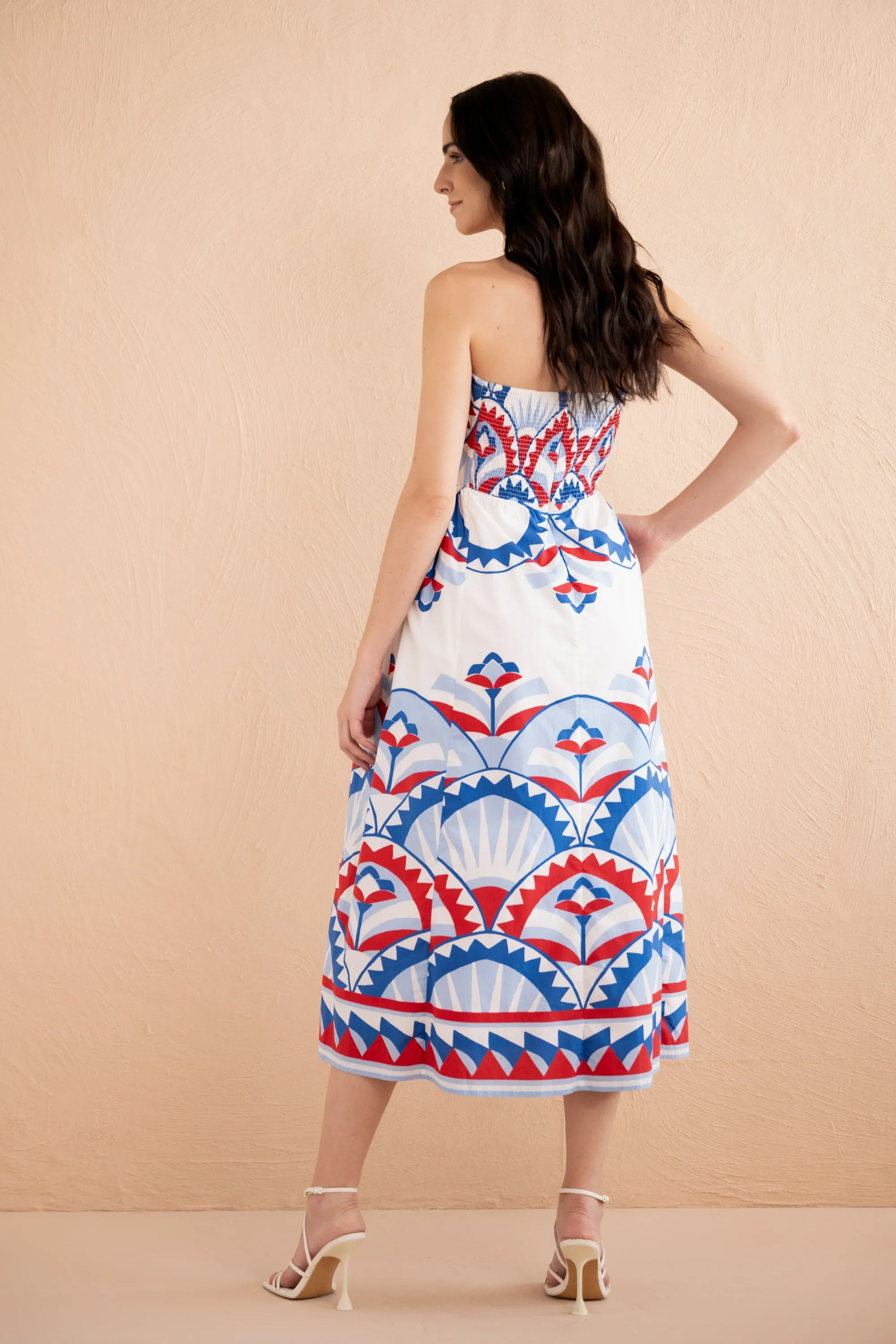 Simona Dress Paros Tile Placement Nautical sold by Banjanan product image thumbnail 2