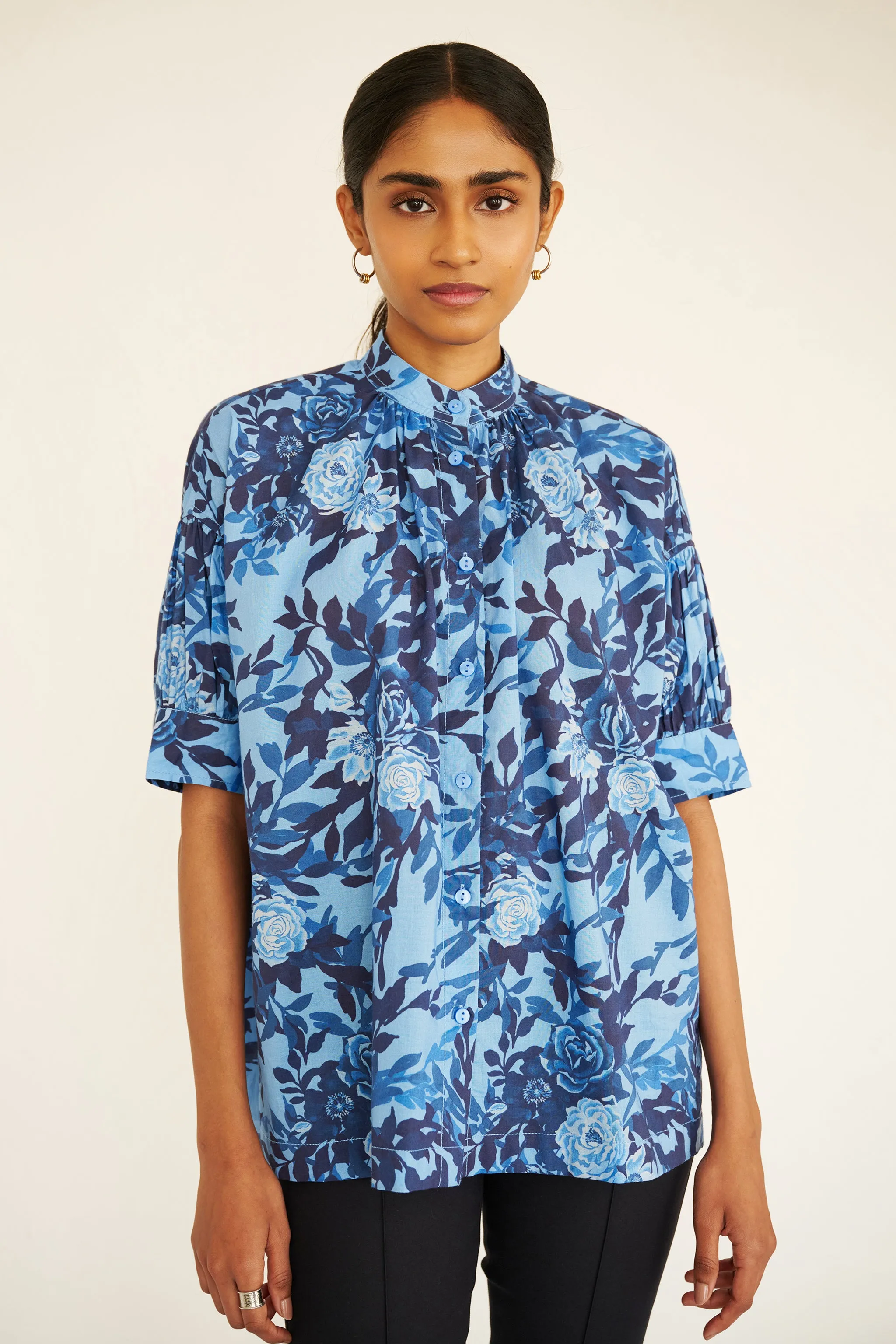 Ivy Shirt Bibi Rose Clematis sold by Banjanan